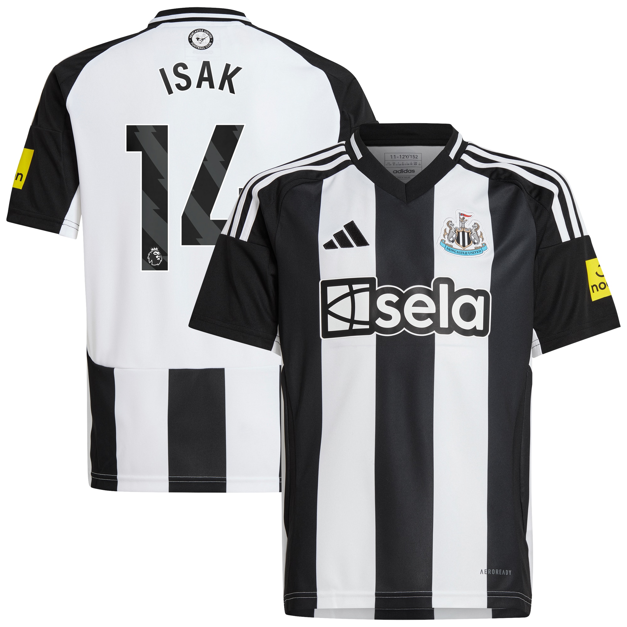 Alexander Isak Newcastle United Youth 2024/25 Home Player Jersey - Black