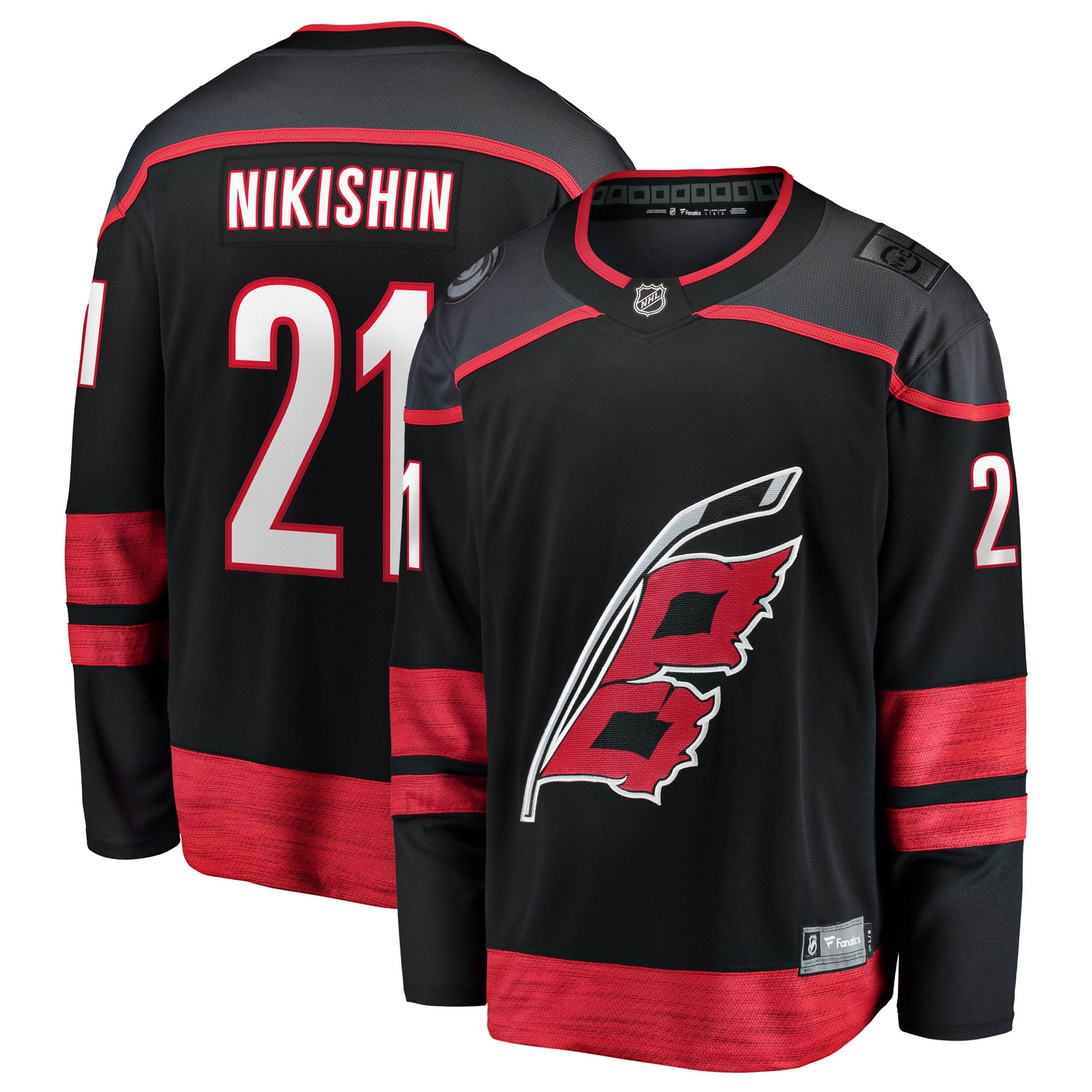 Alexander Nikishin Carolina Hurricanes Fanatics Home Breakaway Jersey - Black
