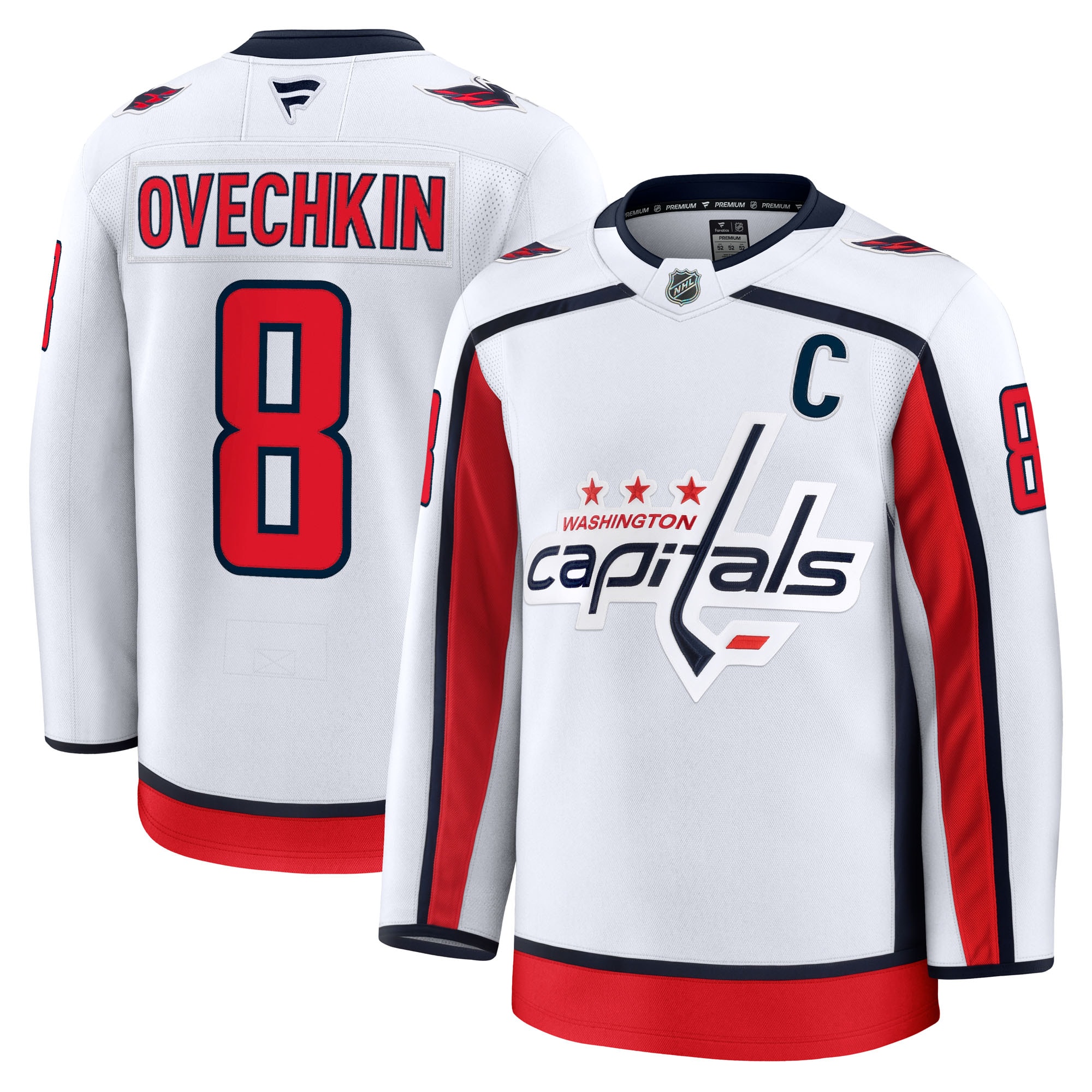 Alexander Ovechkin Washington Capitals Fanatics Away Premium Jersey