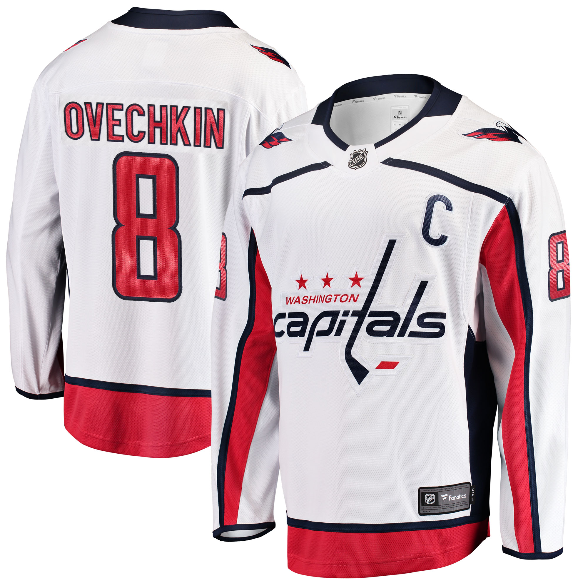Alexander Ovechkin Washington Capitals Fanatics Breakaway Jersey - White