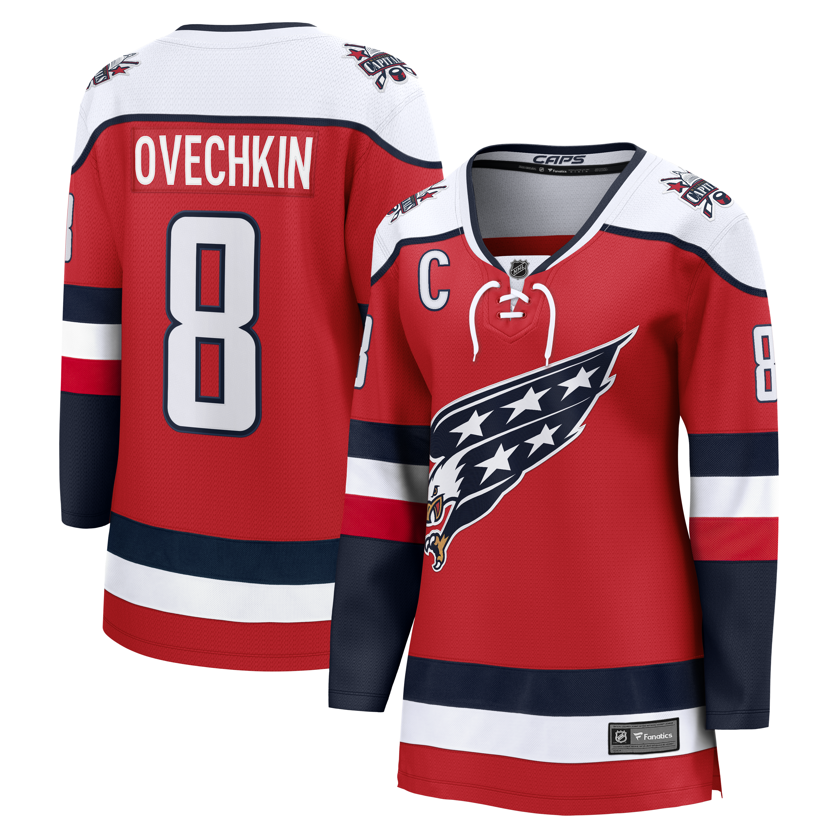 Alexander Ovechkin Washington Capitals Fanatics Women's Alternate Breakaway Player Jersey - Red