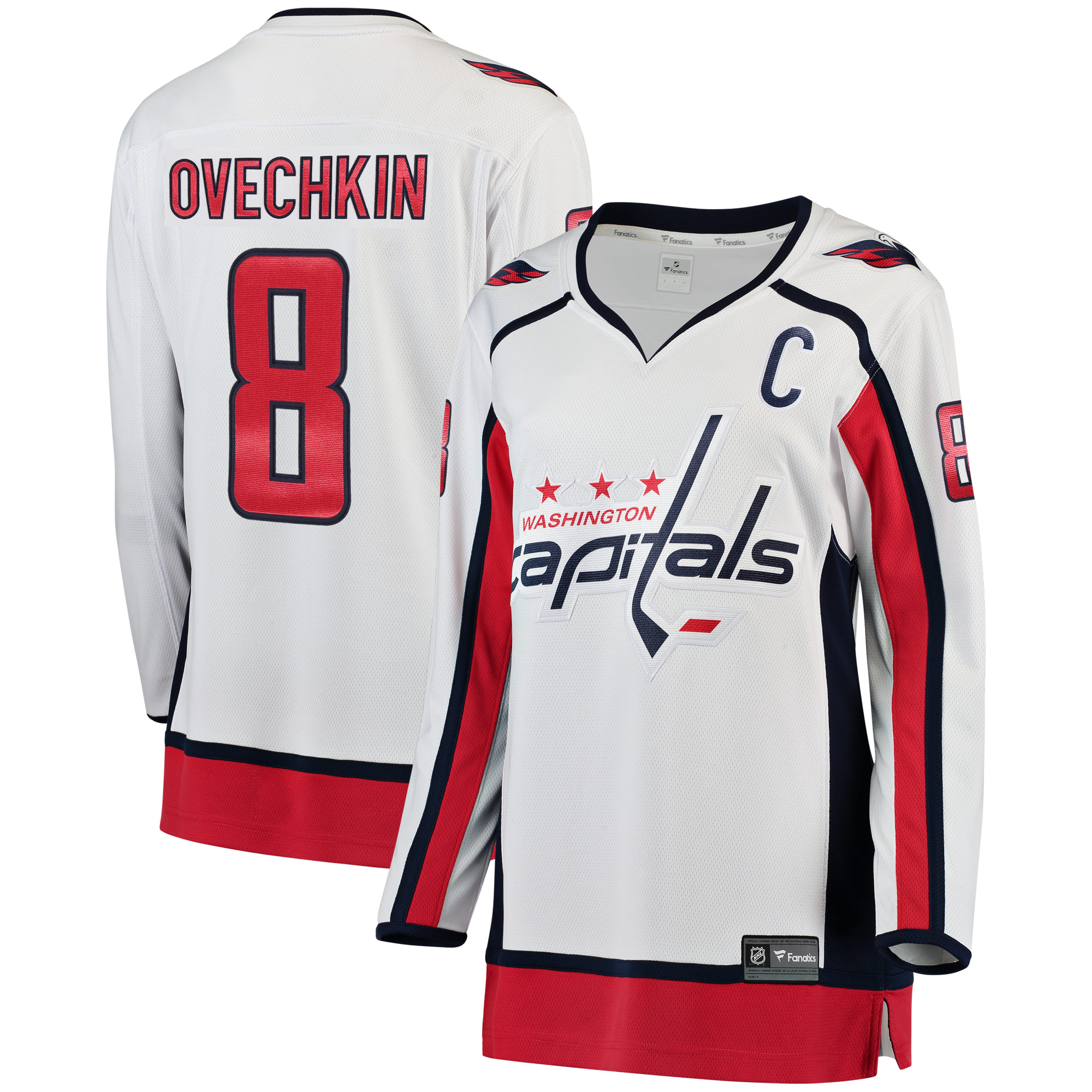 Alexander Ovechkin Washington Capitals Fanatics Women's Away Breakaway Jersey