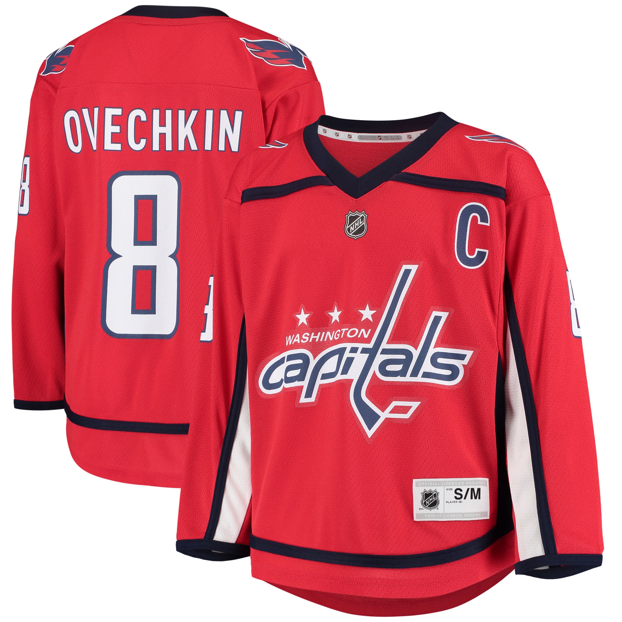 Alexander Ovechkin Washington Capitals Youth Home Player Jersey - Red