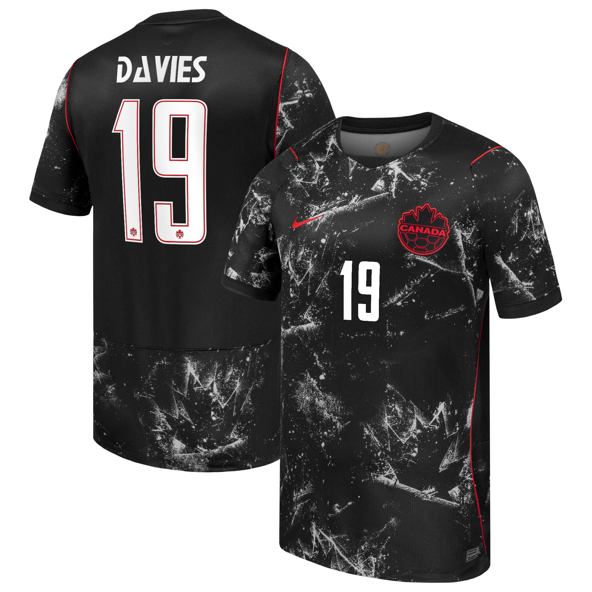 Alphonso Davies Canada Soccer 2026 Away Stadium Jersey