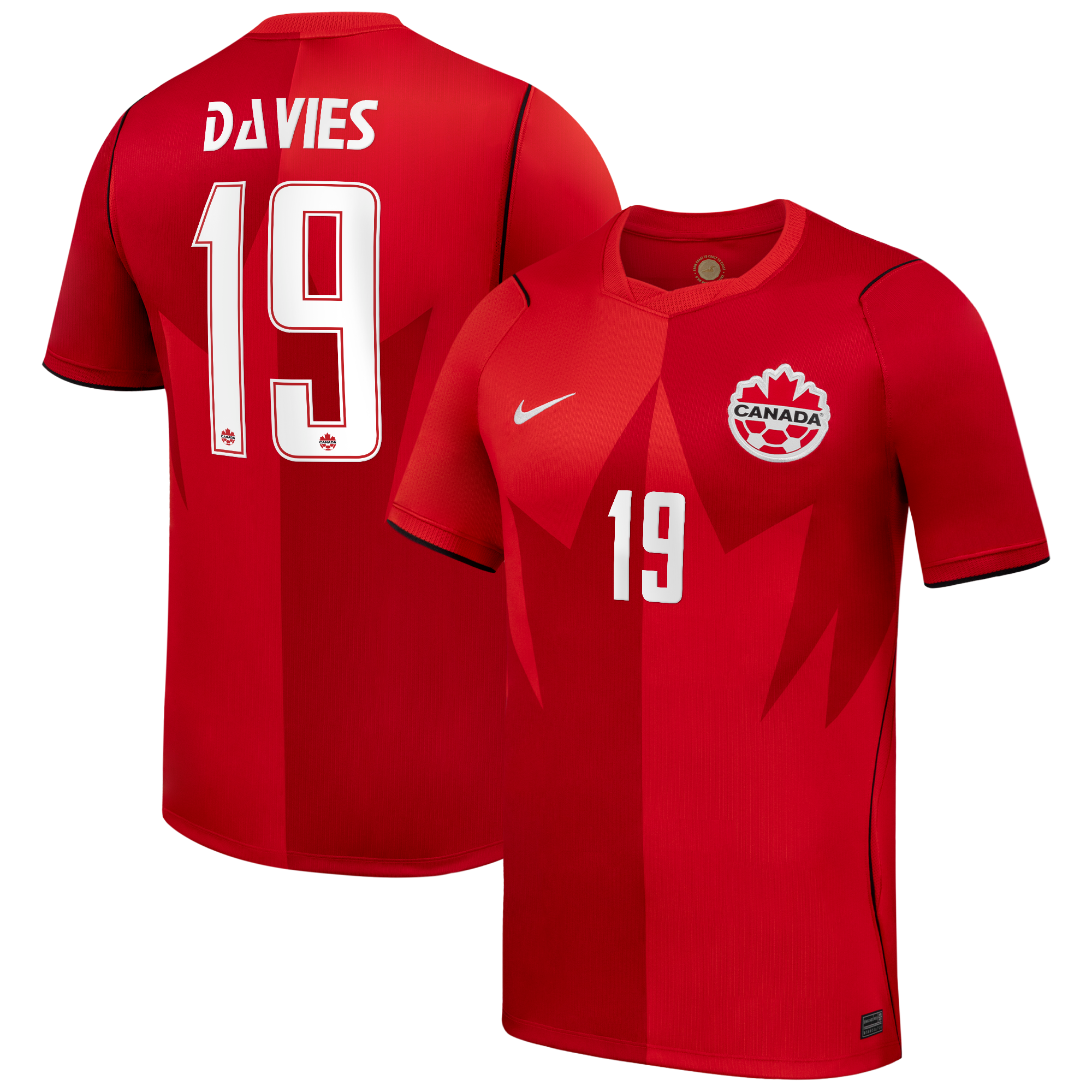 Alphonso Davies Canada Soccer 2026 Home Stadium Jersey