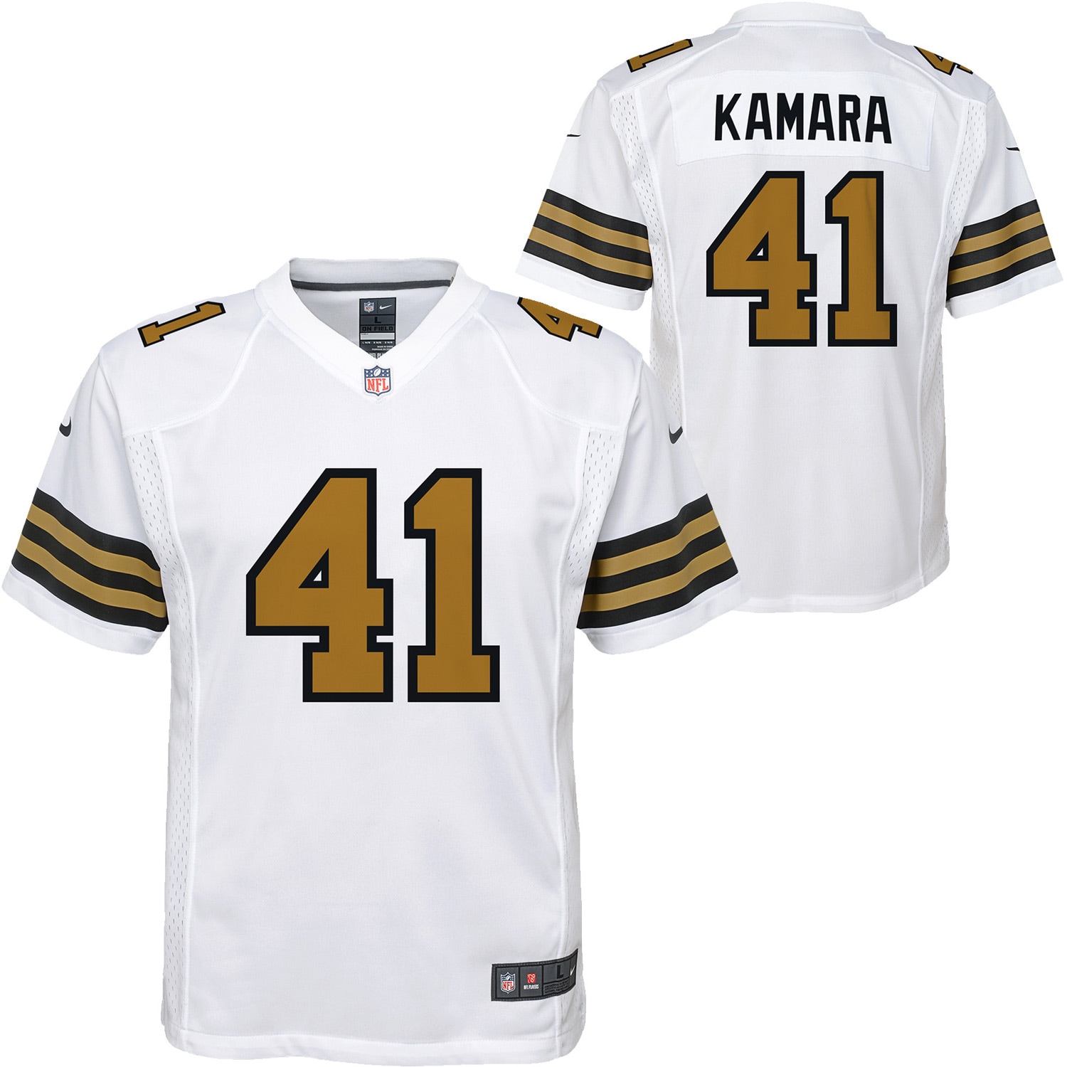Alvin Kamara New Orleans Saints Youth Game Jersey