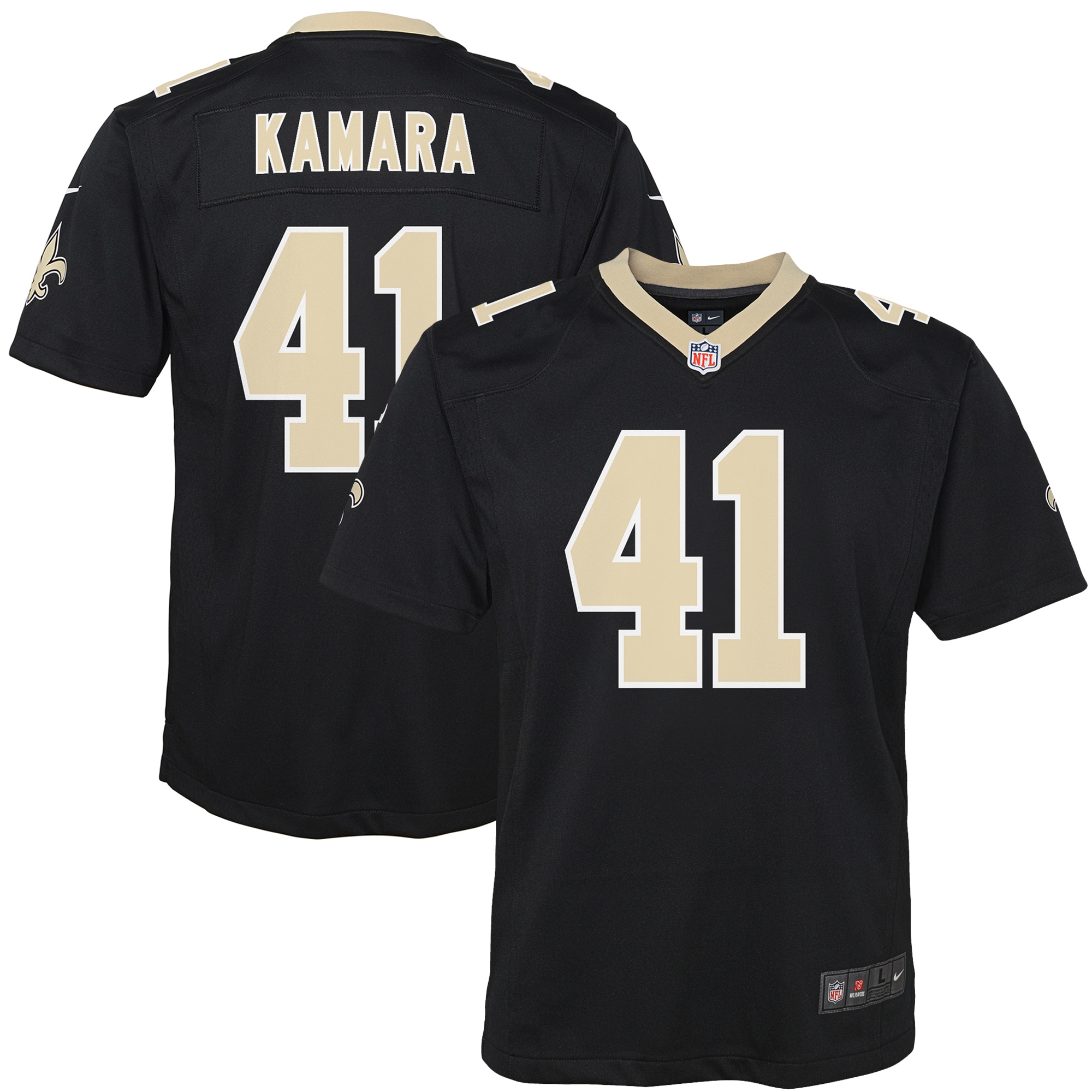 Alvin Kamara New Orleans Saints Youth Game Jersey