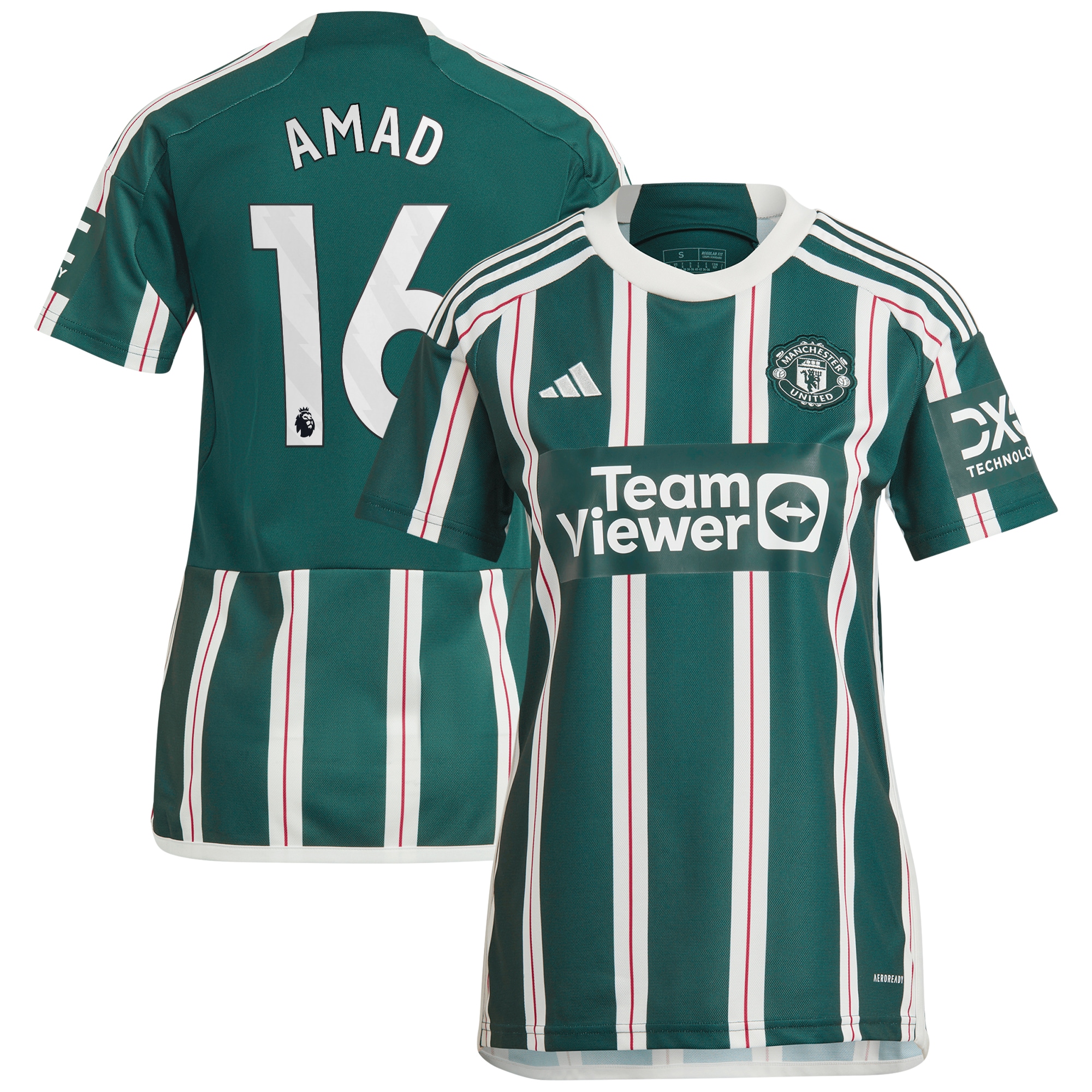 Amad Diallo Manchester United Women's Player Jersey – Green
