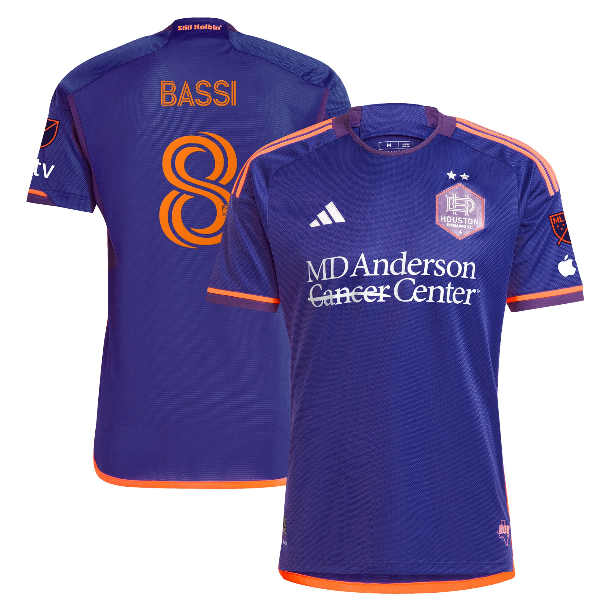 Amine Bassi Houston Dynamo FC 2024 Still Holdin' Player Jersey – Purple