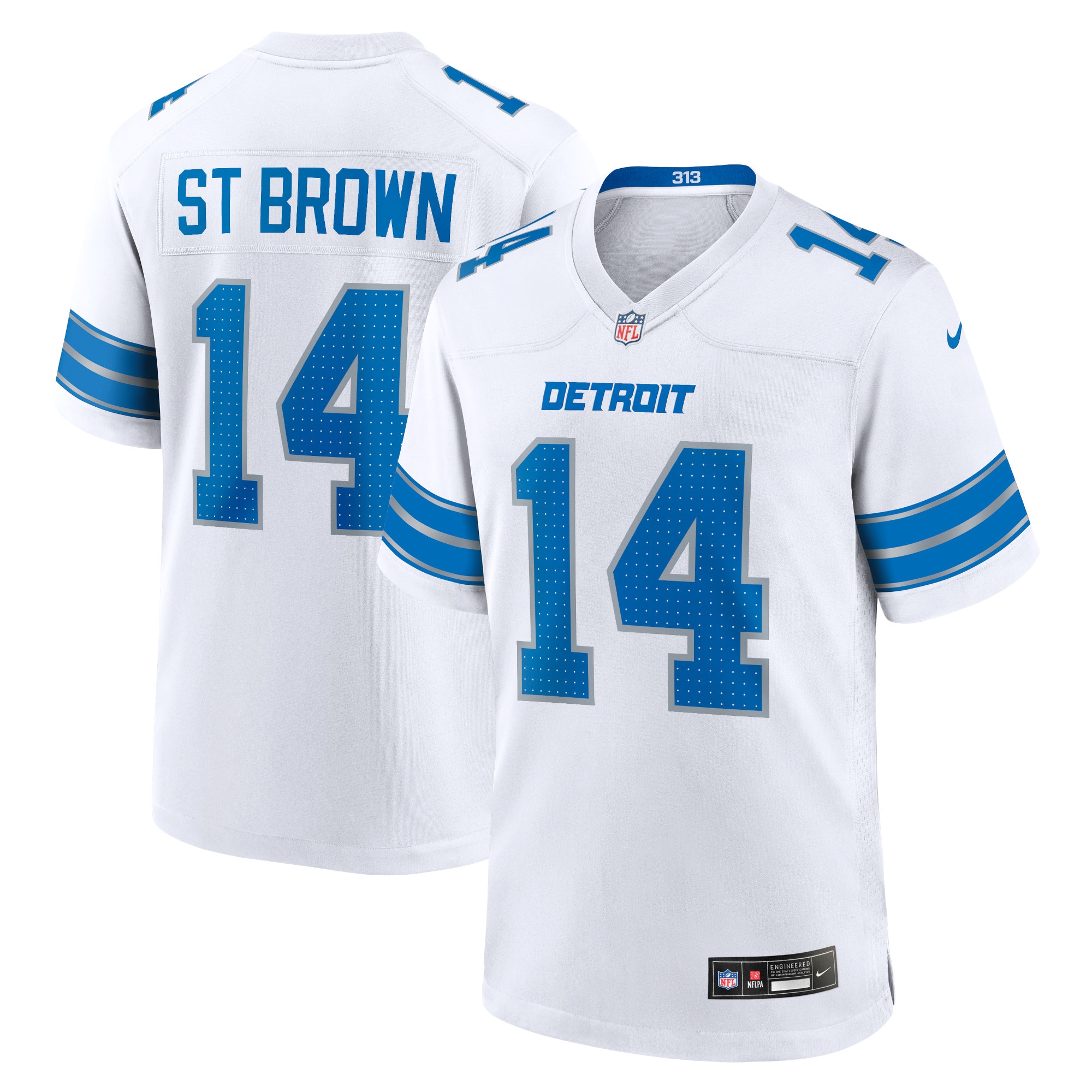 Amon-Ra St. Brown Detroit Lions Game Jersey