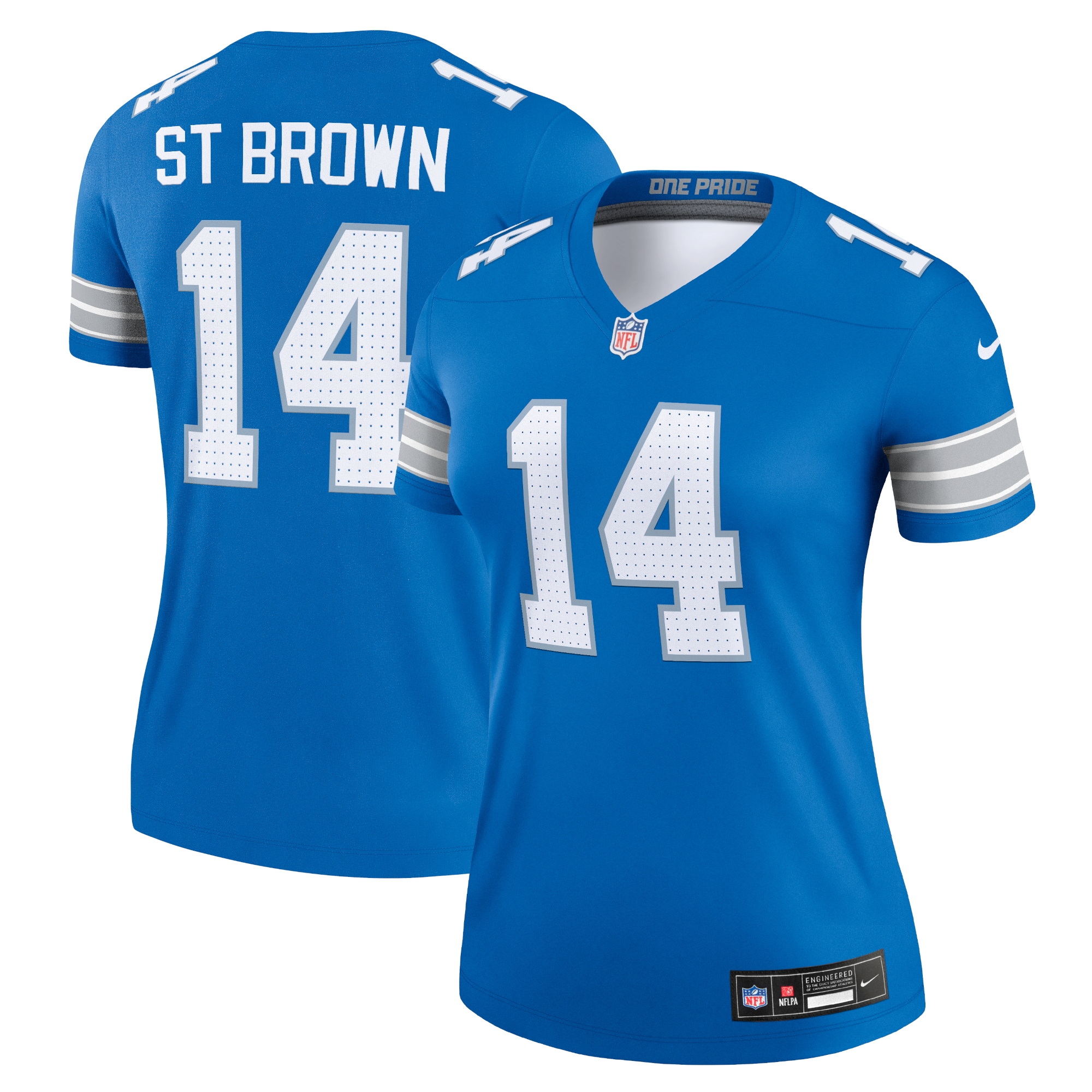 Amon-Ra St. Brown Detroit Lions Women's Legend Player Performance Top - Blue