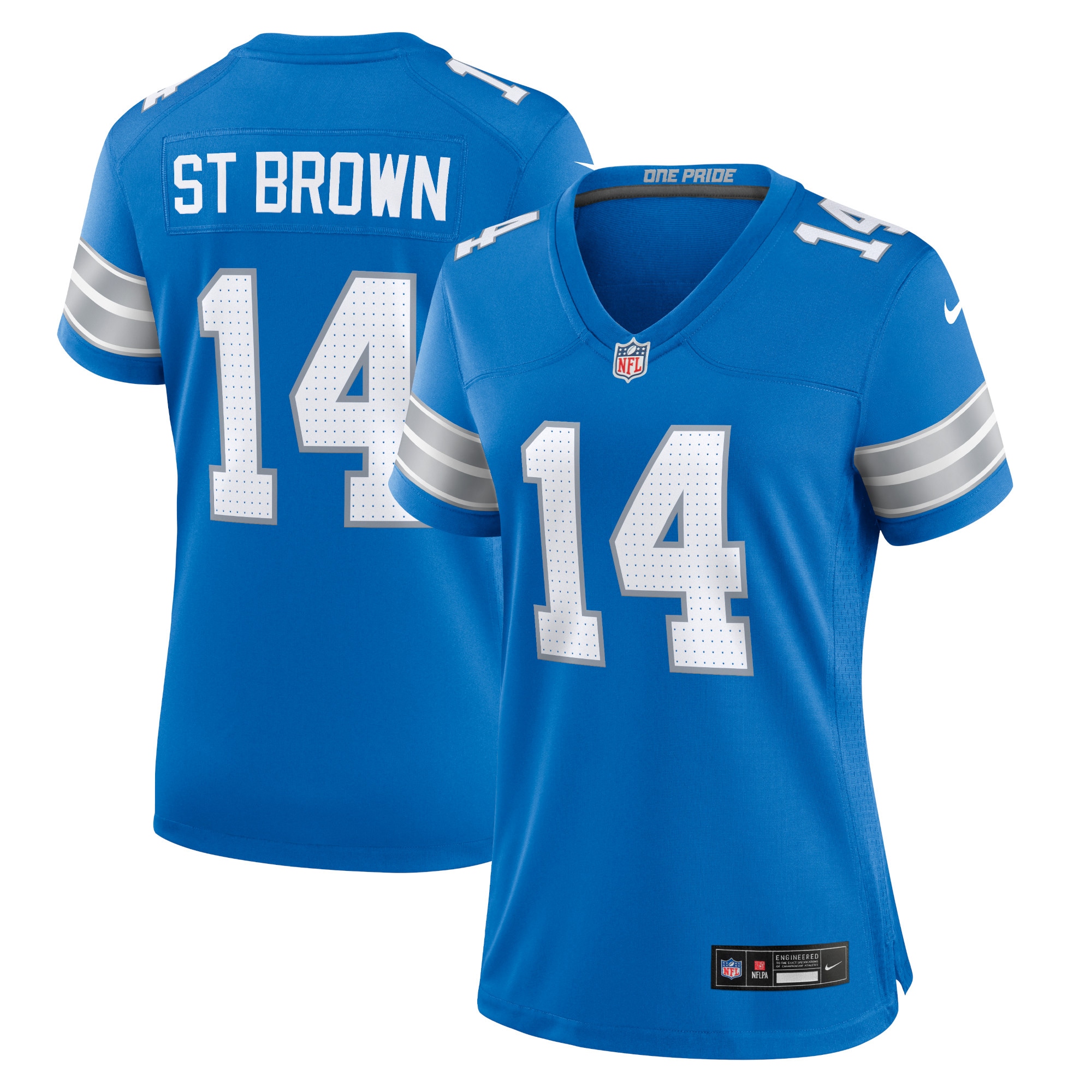 Amon-Ra St. Brown Detroit Lions Women's Team Game Jersey