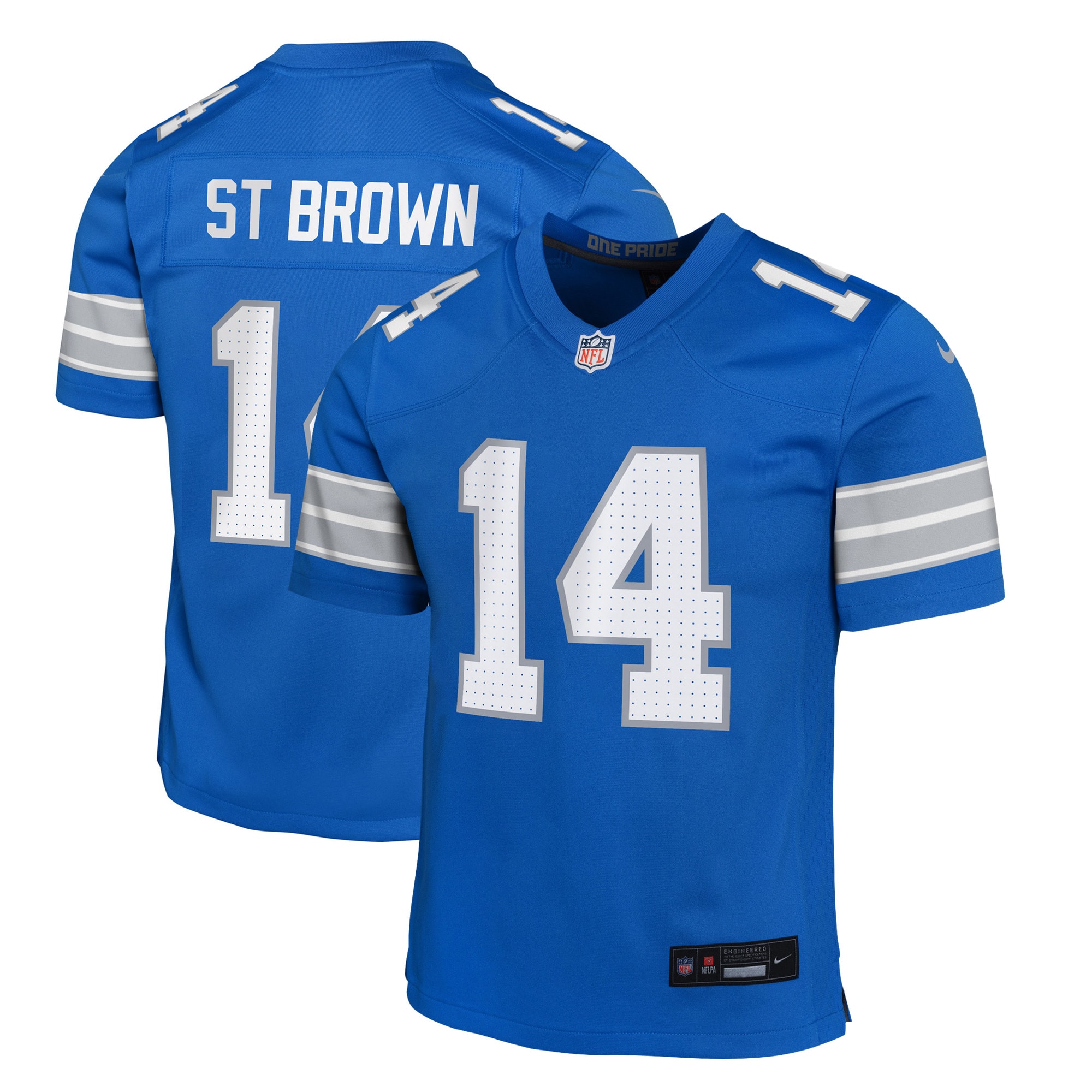 Amon-Ra St. Brown Detroit Lions Youth Game Jersey
