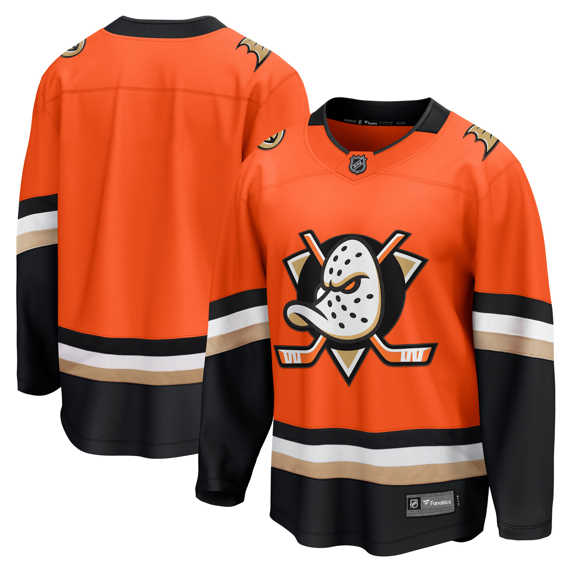 Anaheim Ducks Fanatics Home Breakaway Jersey - Orange