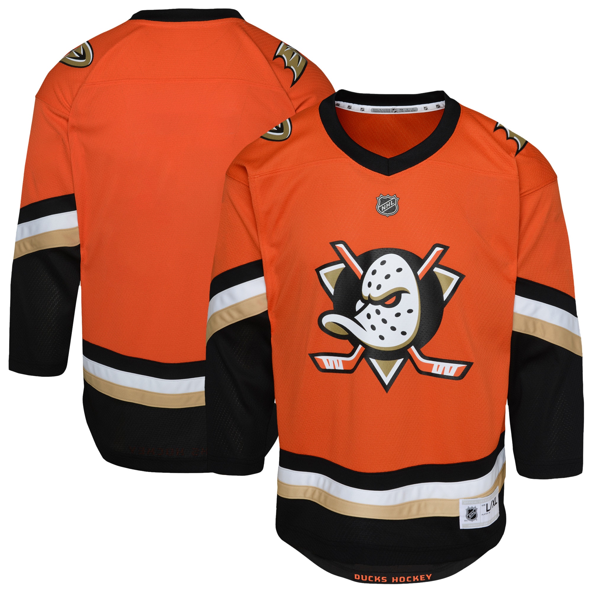 Anaheim Ducks Youth Home Jersey - Orange