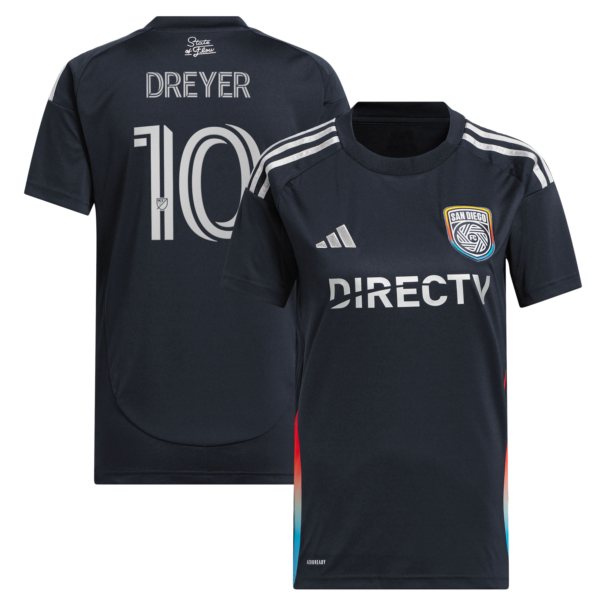 Anders Dreyer San Diego FC Women's 2025 State of Flow Jersey - Navy