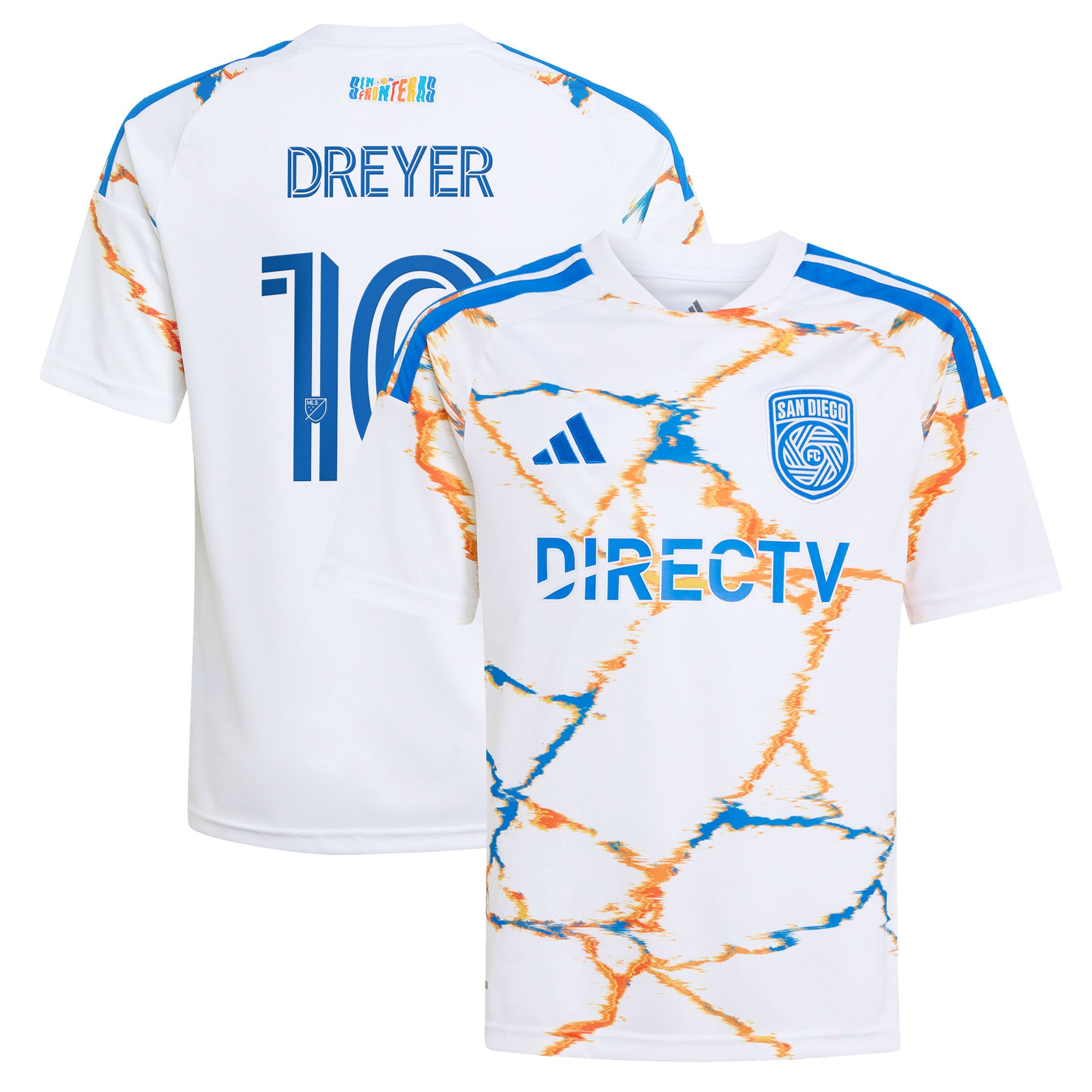Anders Dreyer San Diego FC Youth 2026 Unprecedented Unity Kit Jersey - White