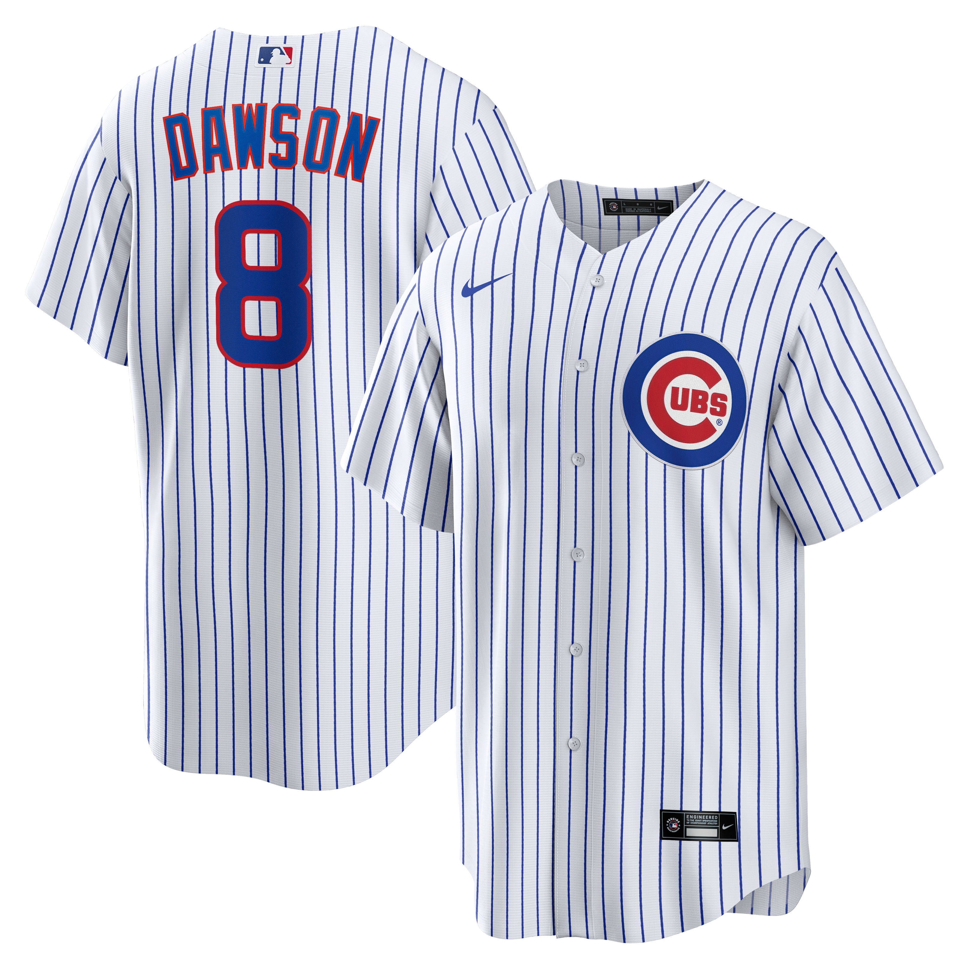 Andre Dawson Chicago Cubs Home Retired Player Jersey - White