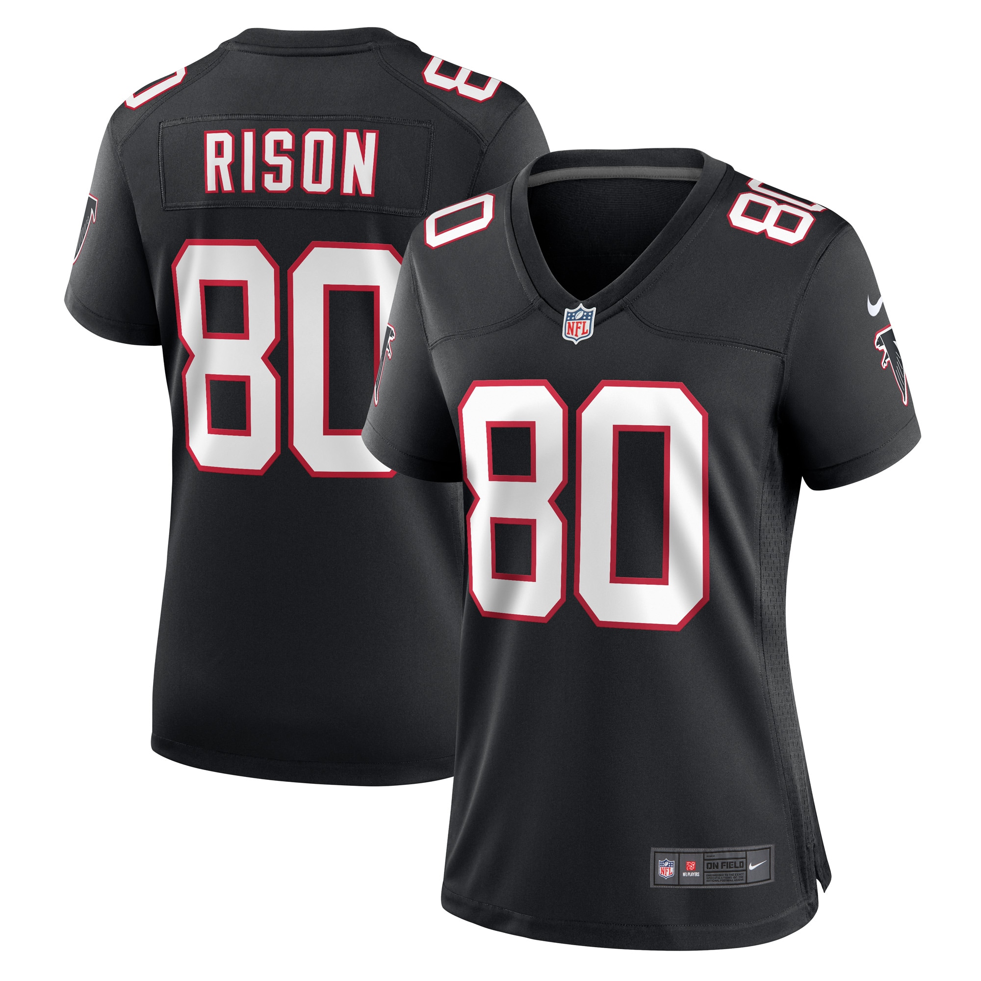 Andre Rison Atlanta Falcons Women's Retired Player Jersey - Black