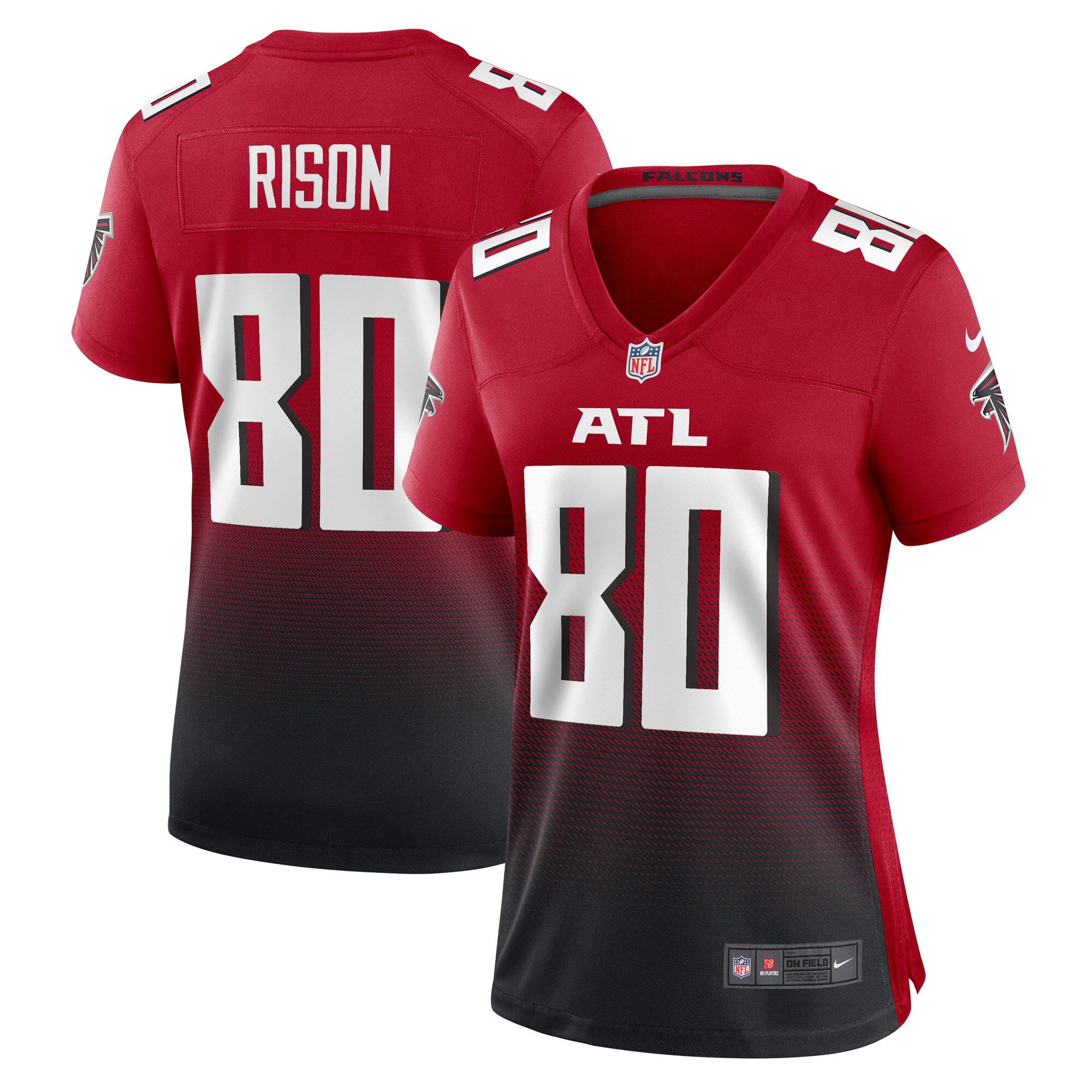 Andre Rison Atlanta Falcons Women's Retired Player Jersey - Red