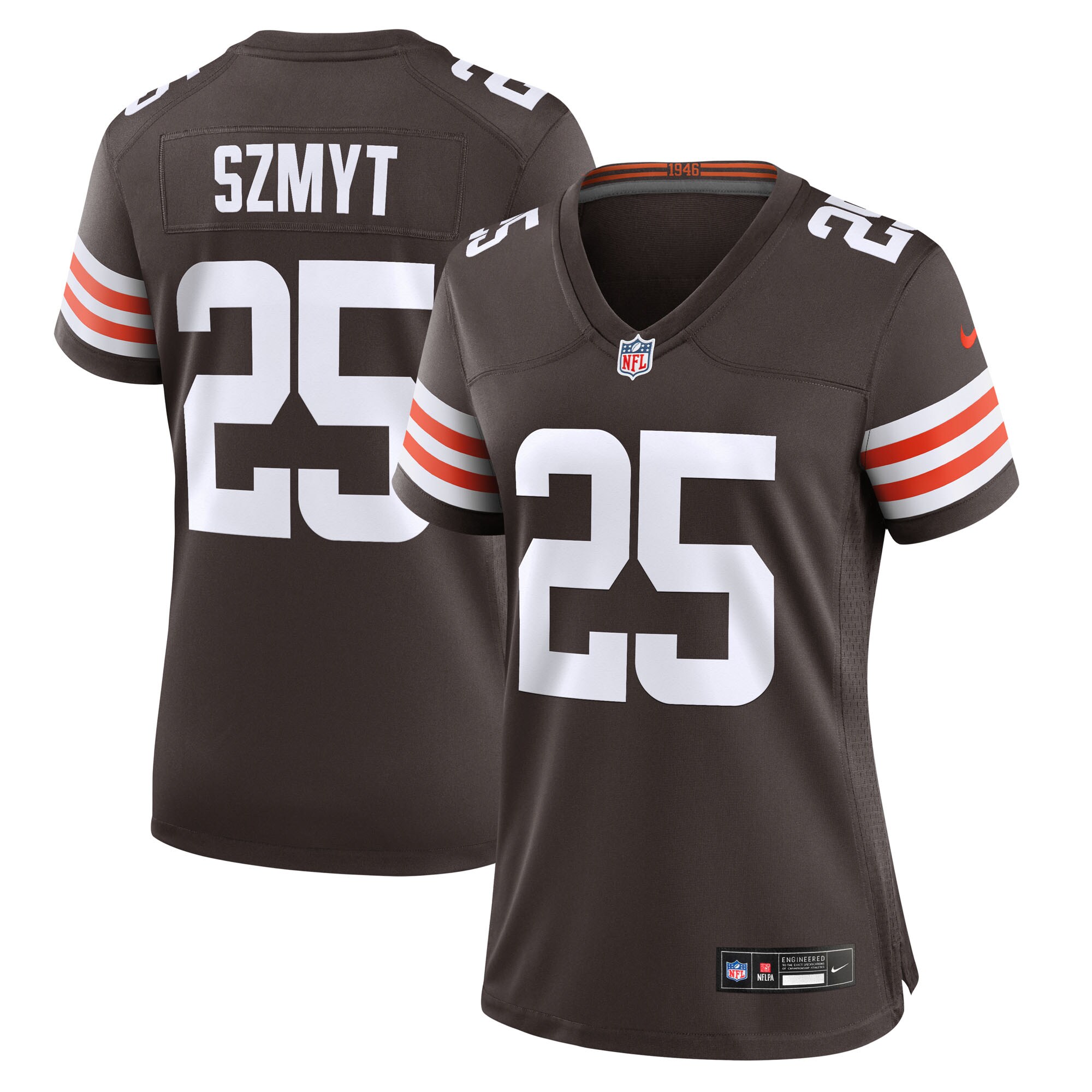 Andre Szmyt Cleveland Browns Women's Team Game Jersey - Brown