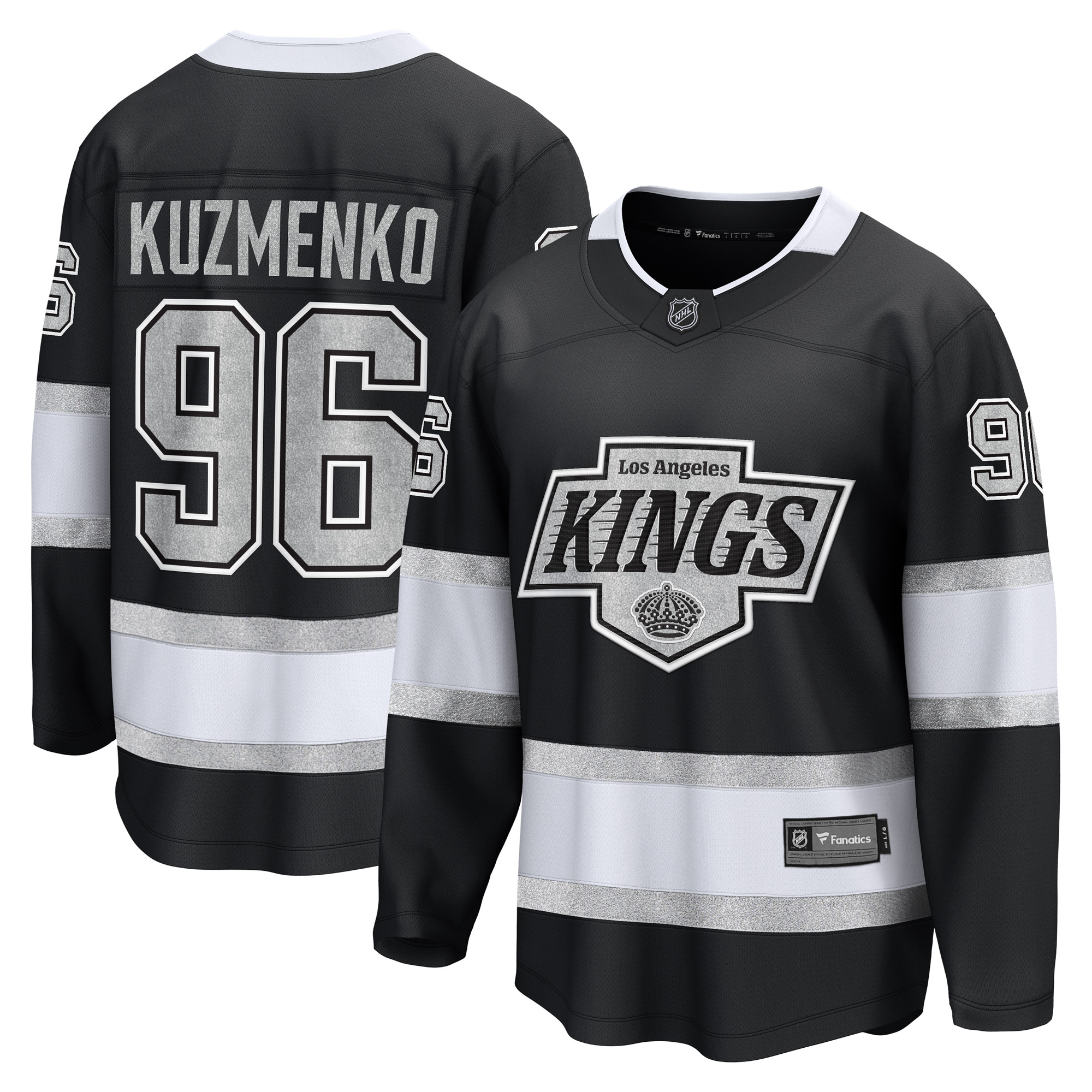 Andrei Kuzmenko Los Angeles Kings Fanatics Home Breakaway Jersey - Black