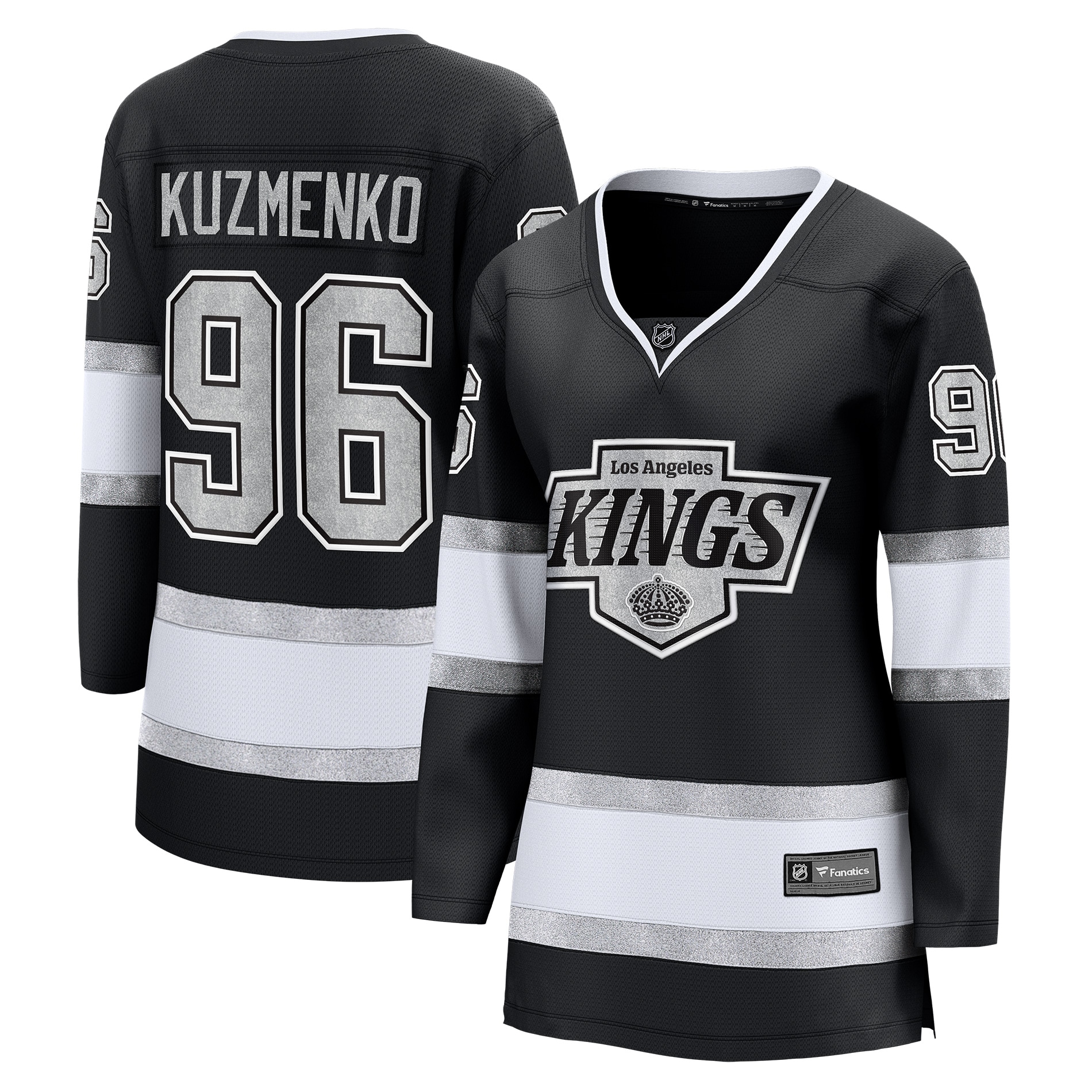 Andrei Kuzmenko Los Angeles Kings Fanatics Women's Home Breakaway Player Jersey - Black