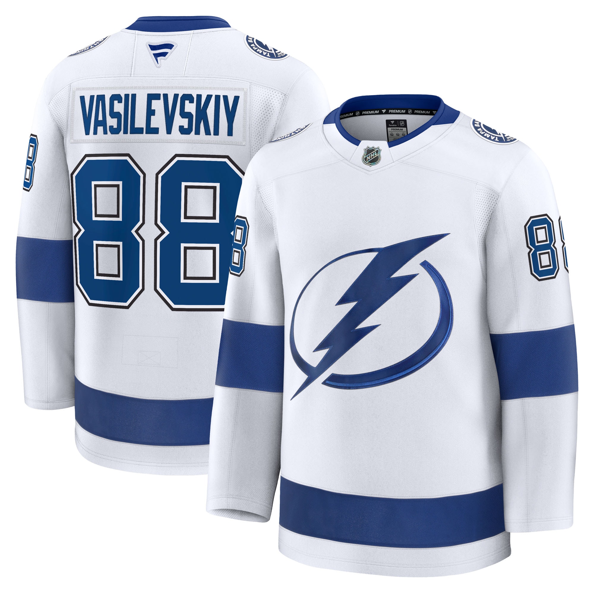 Andrei Vasilevskiy Tampa Bay Lightning Fanatics Away Premium Jersey