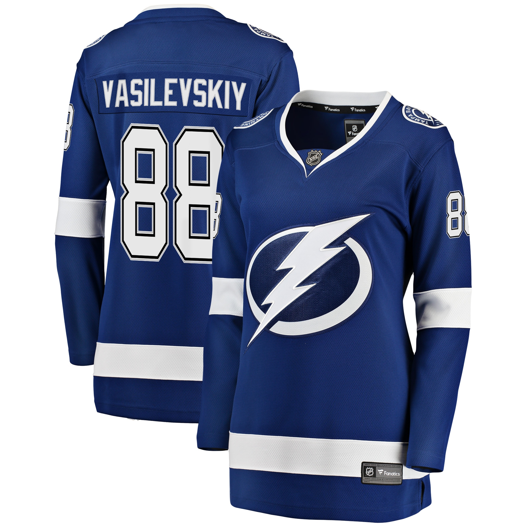 Andrei Vasilevskiy Tampa Bay Lightning Fanatics Women's Breakaway Player Jersey - Blue