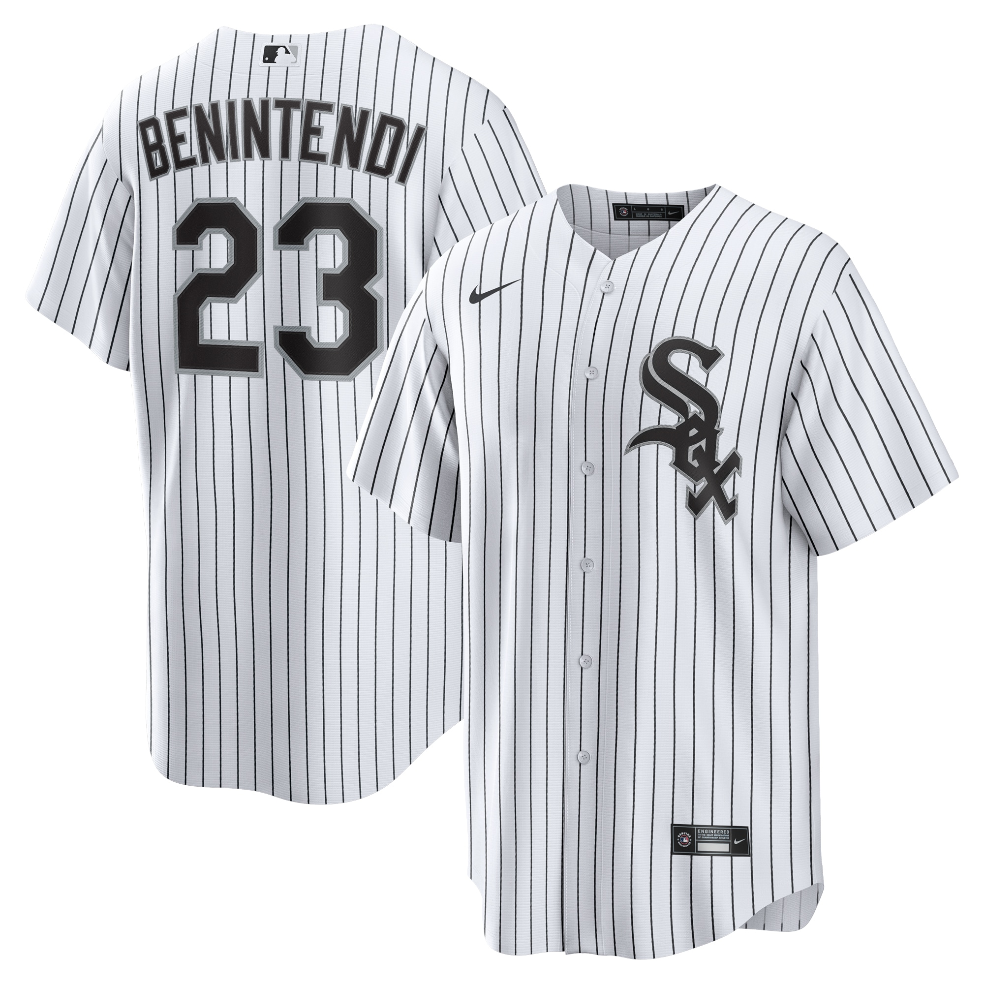 Andrew Benintendi Chicago White Sox Home Official Player Jersey - White/Black