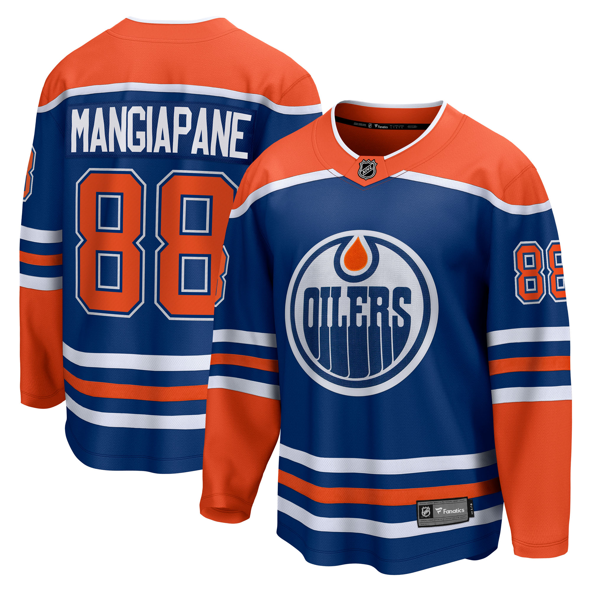 Andrew Mangiapane Edmonton Oilers Fanatics Home Breakaway Jersey - Royal