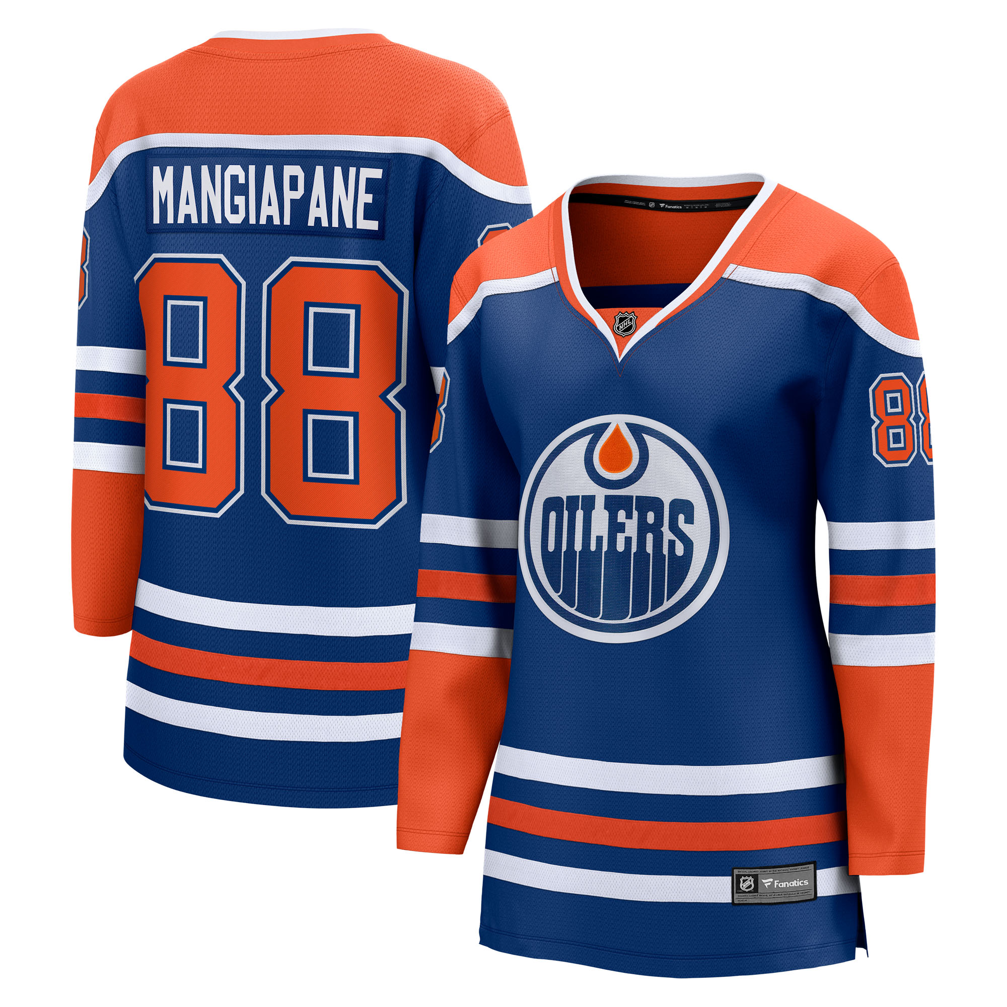 Andrew Mangiapane Edmonton Oilers Fanatics Women's Home Breakaway Jersey - Royal