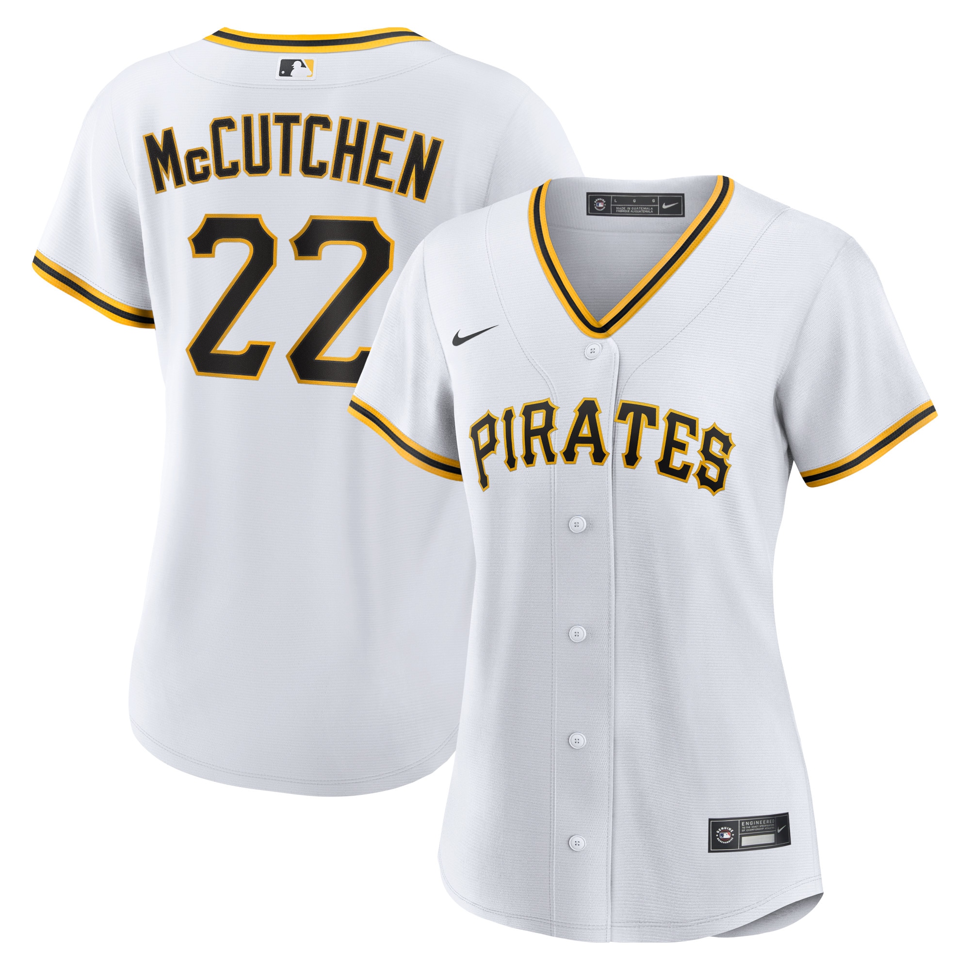 Andrew McCutchen Pittsburgh Pirates Women's Home Player Jersey - White