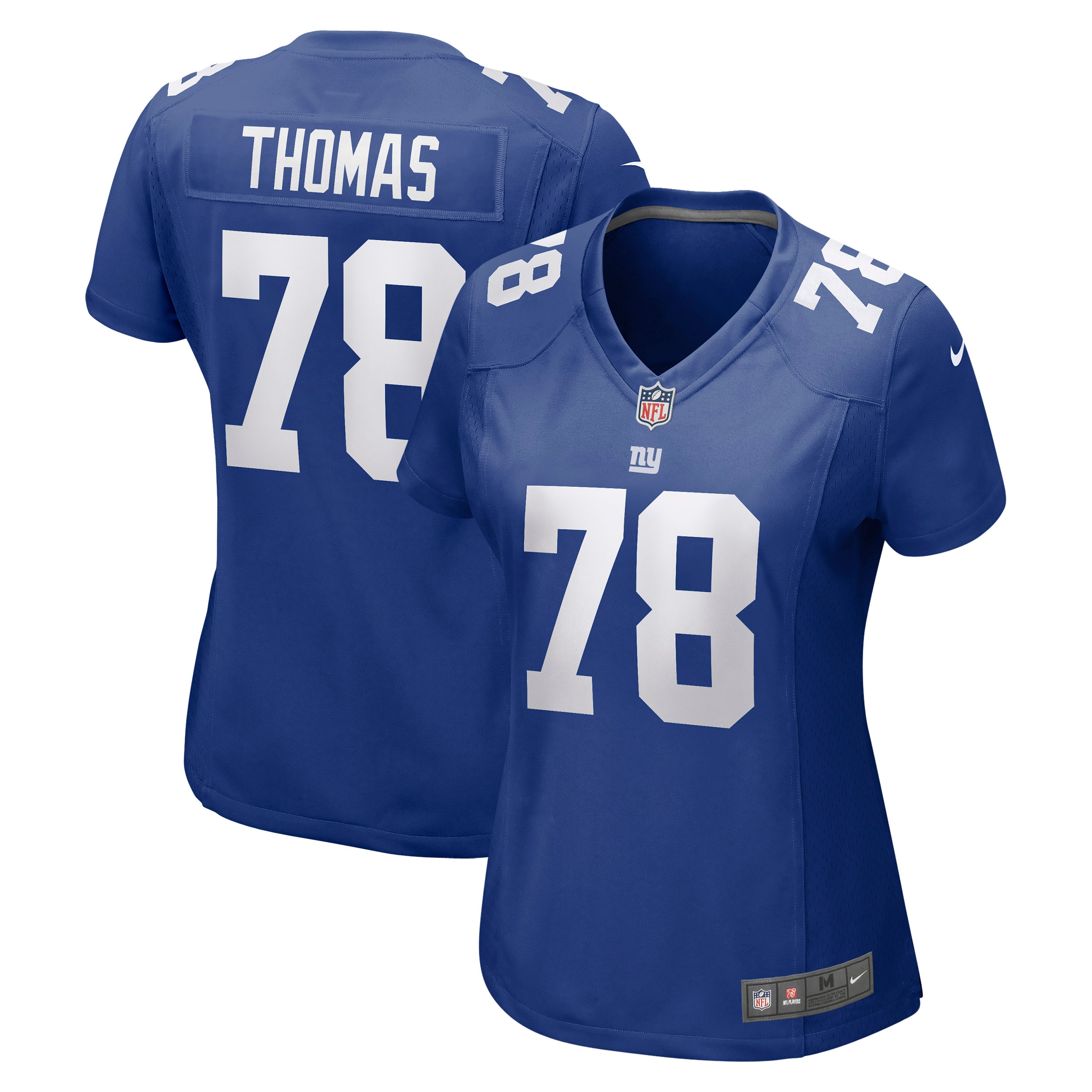 Andrew Thomas New York Giants Women's Game Jersey - Royal