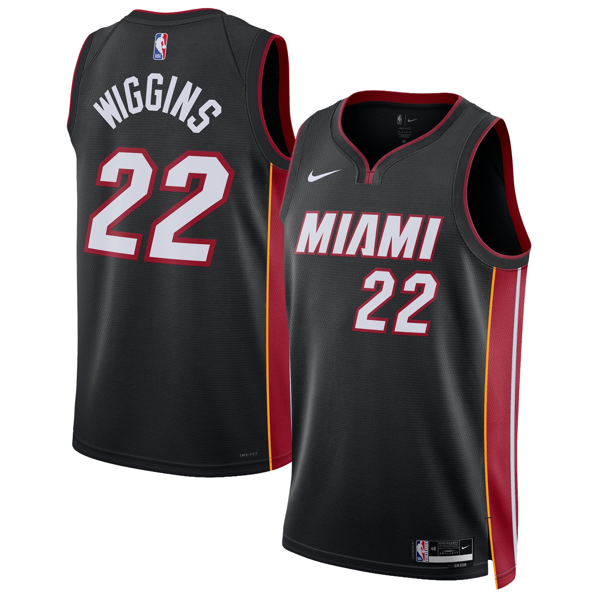 Andrew Wiggins Miami Heat Unisex Swingman Player Jersey - Icon Edition - Black
