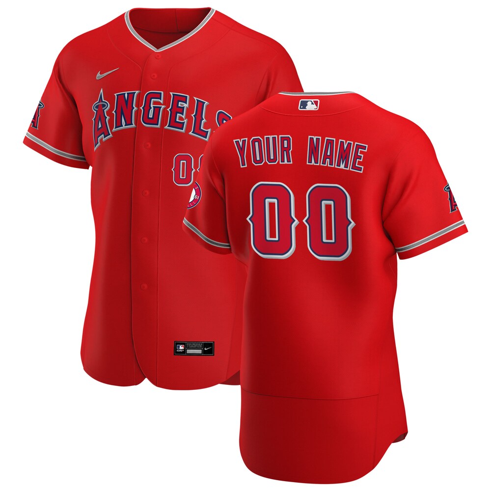 Angels Red Custom Jersey - Nike - Personalize Your MLB Style!