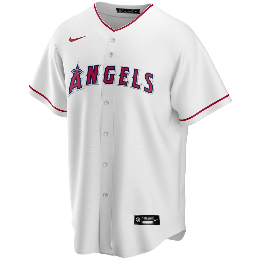 Alternative view of Angels White & Red Custom Jersey - Nike - Personalize Yours!