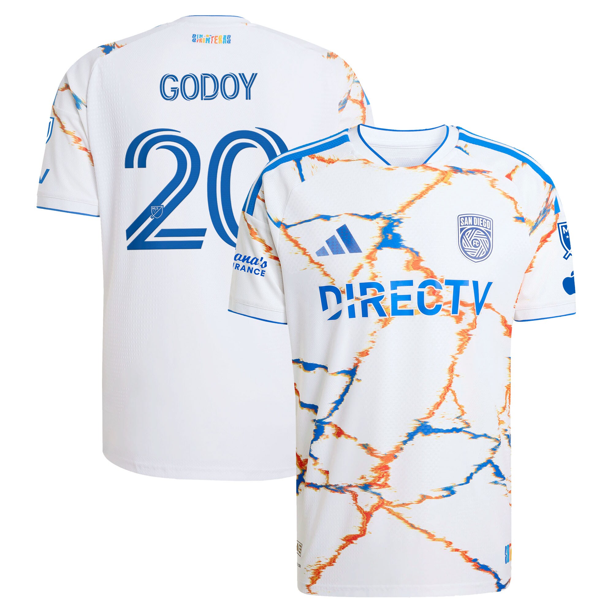 Anibal Godoy San Diego FC 2026 Unprecedented Unity Kit On-Field Patch Jersey - White