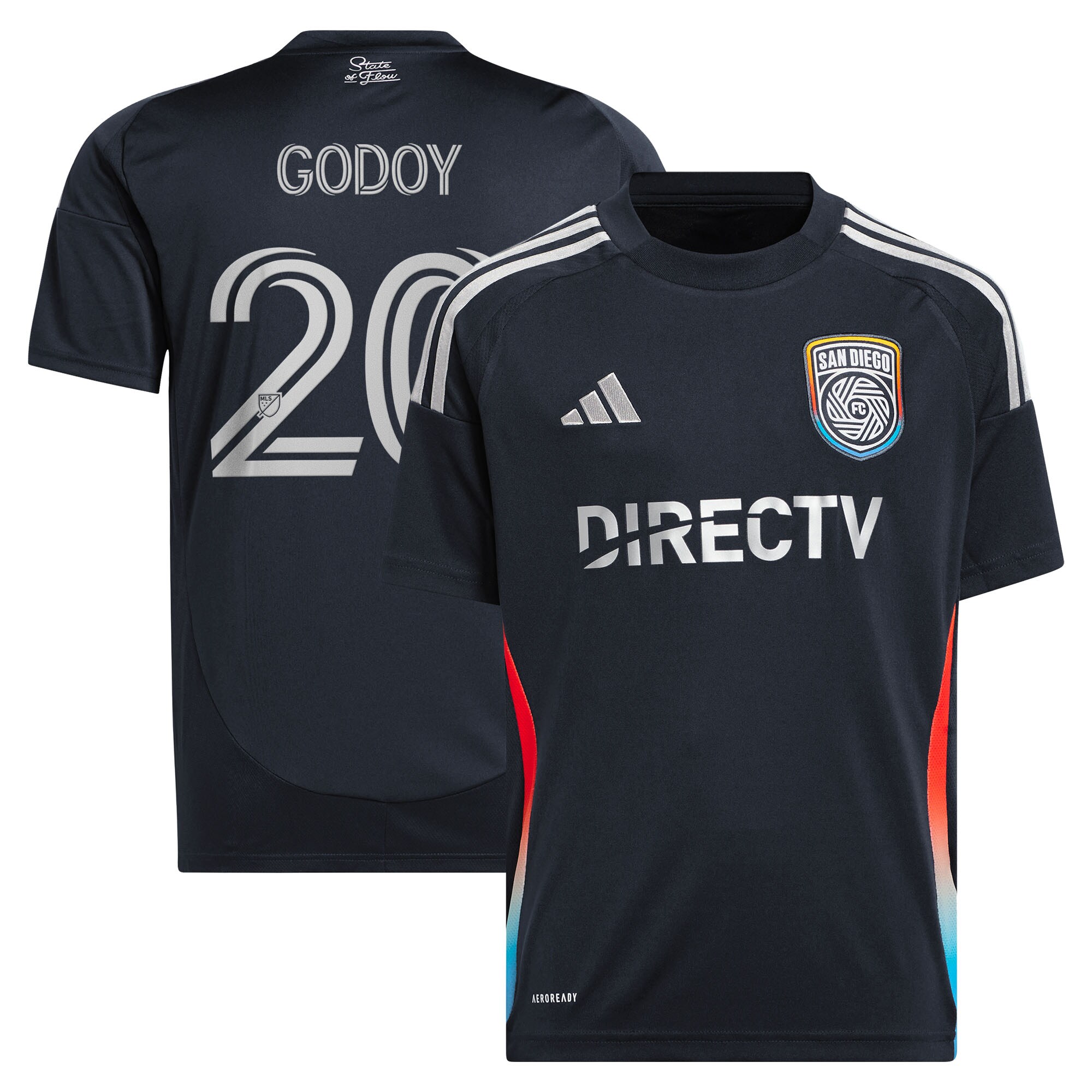 Anibal Godoy San Diego FC Youth 2025 State of Flow Jersey - Navy