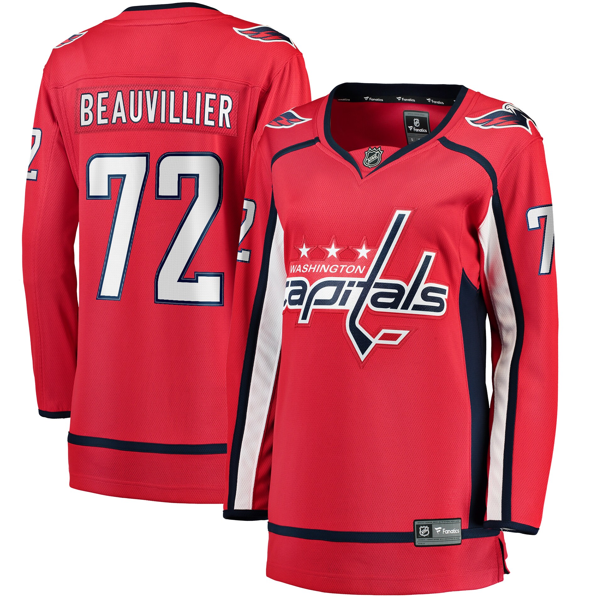 Anthony Beauvillier Washington Capitals Fanatics Women's Home Breakaway Player Jersey - Red