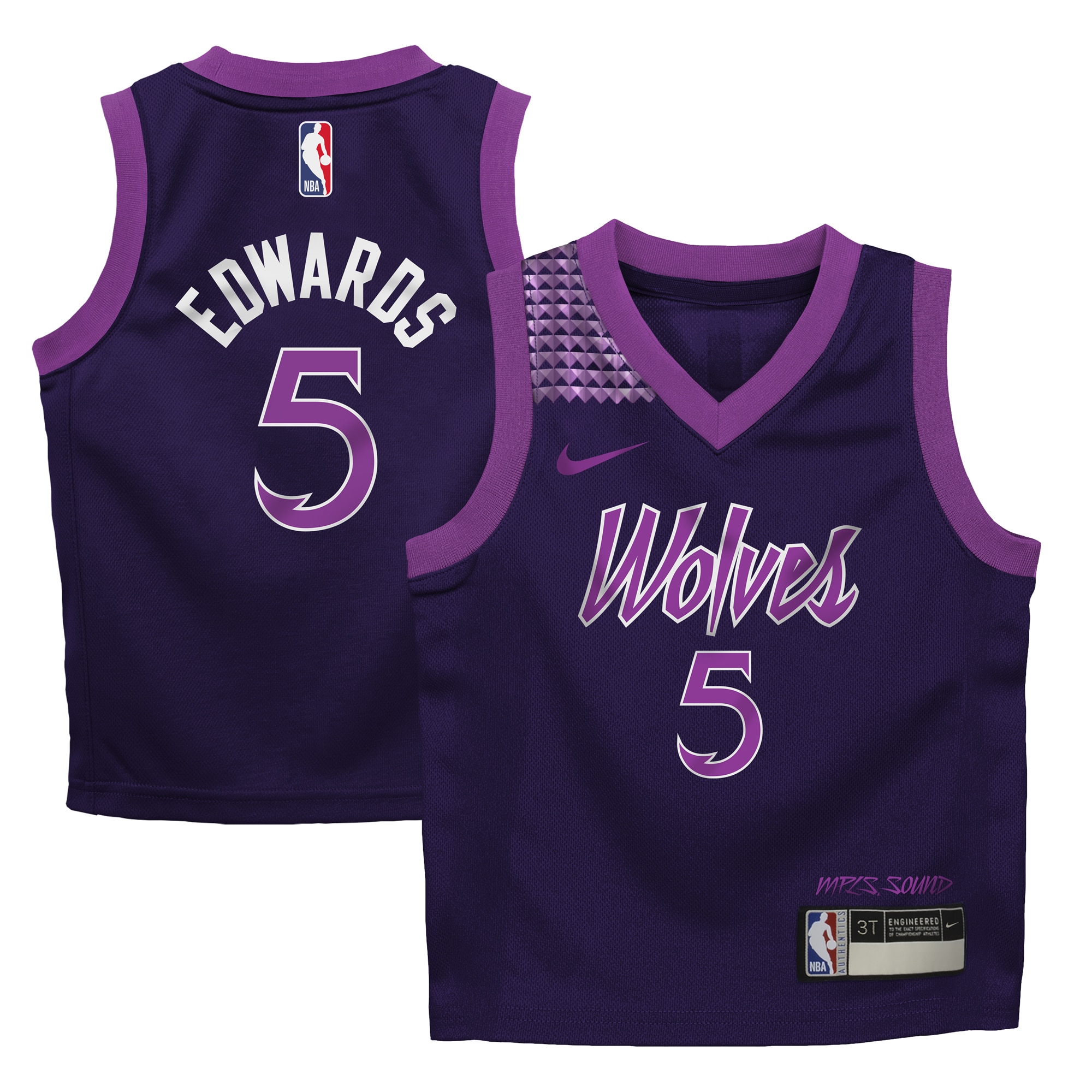 Anthony Edwards Minnesota Timberwolves Infant 2025/26 City Edition Swingman Jersey - Purple