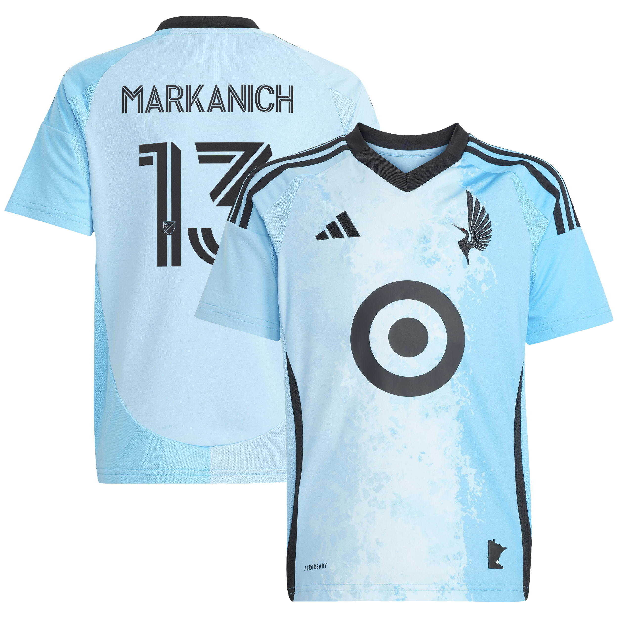 Anthony Markanich Minnesota United FC Youth 2025 CONVERGENCE Jersey - Blue