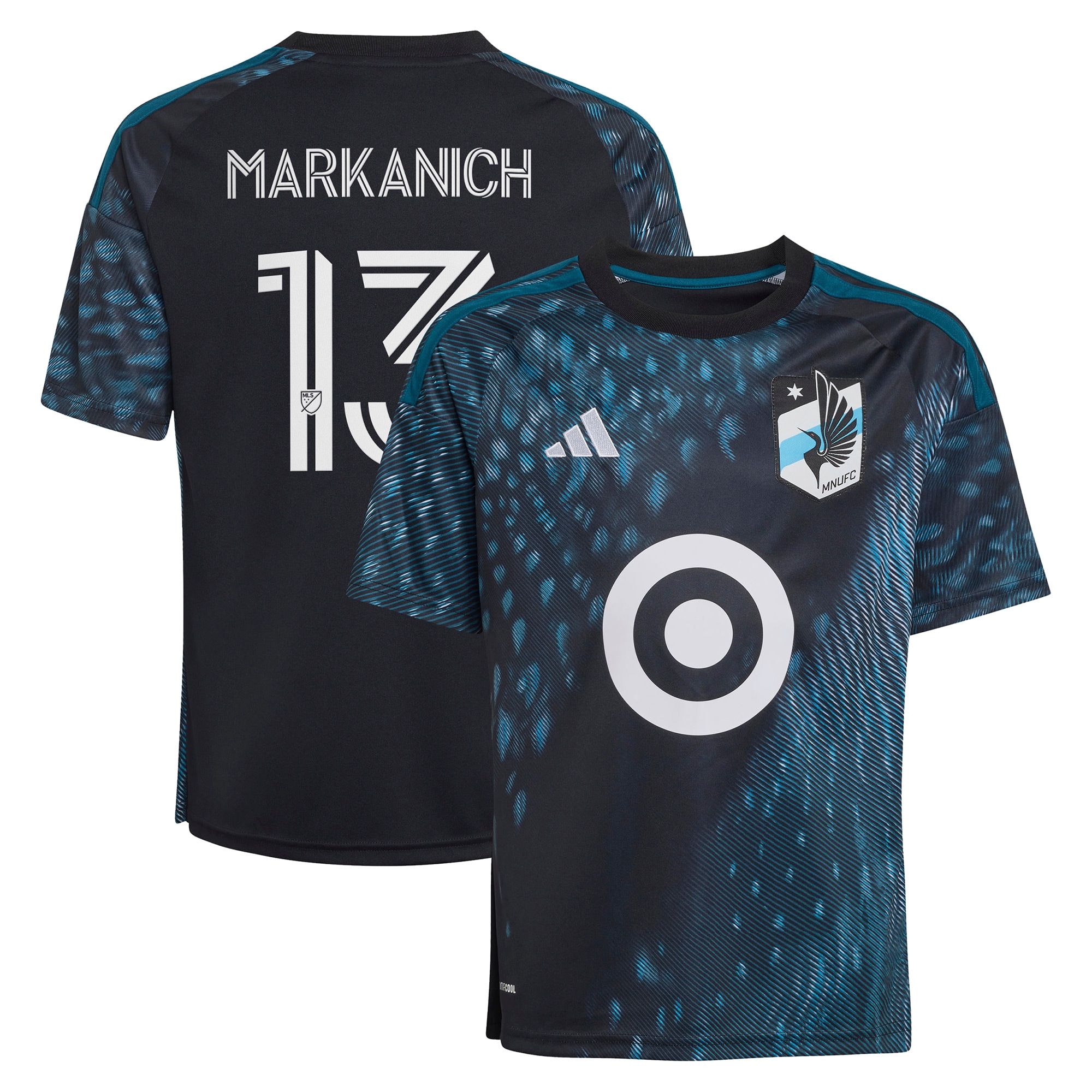 Anthony Markanich Minnesota United FC Youth 2026 The Decade Kit Jersey - Black