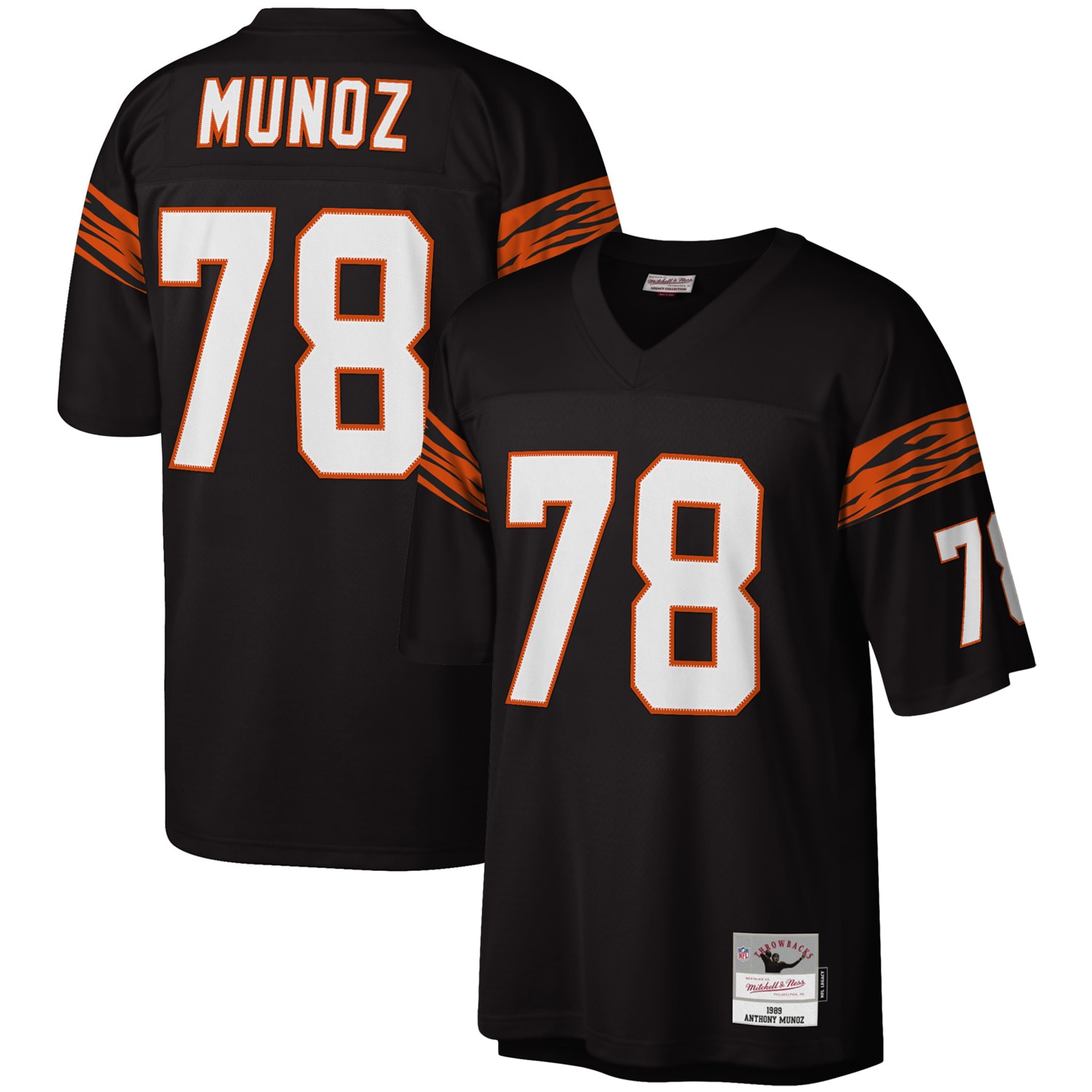 Anthony Muñoz Cincinnati Bengals Legacy Jersey - Black