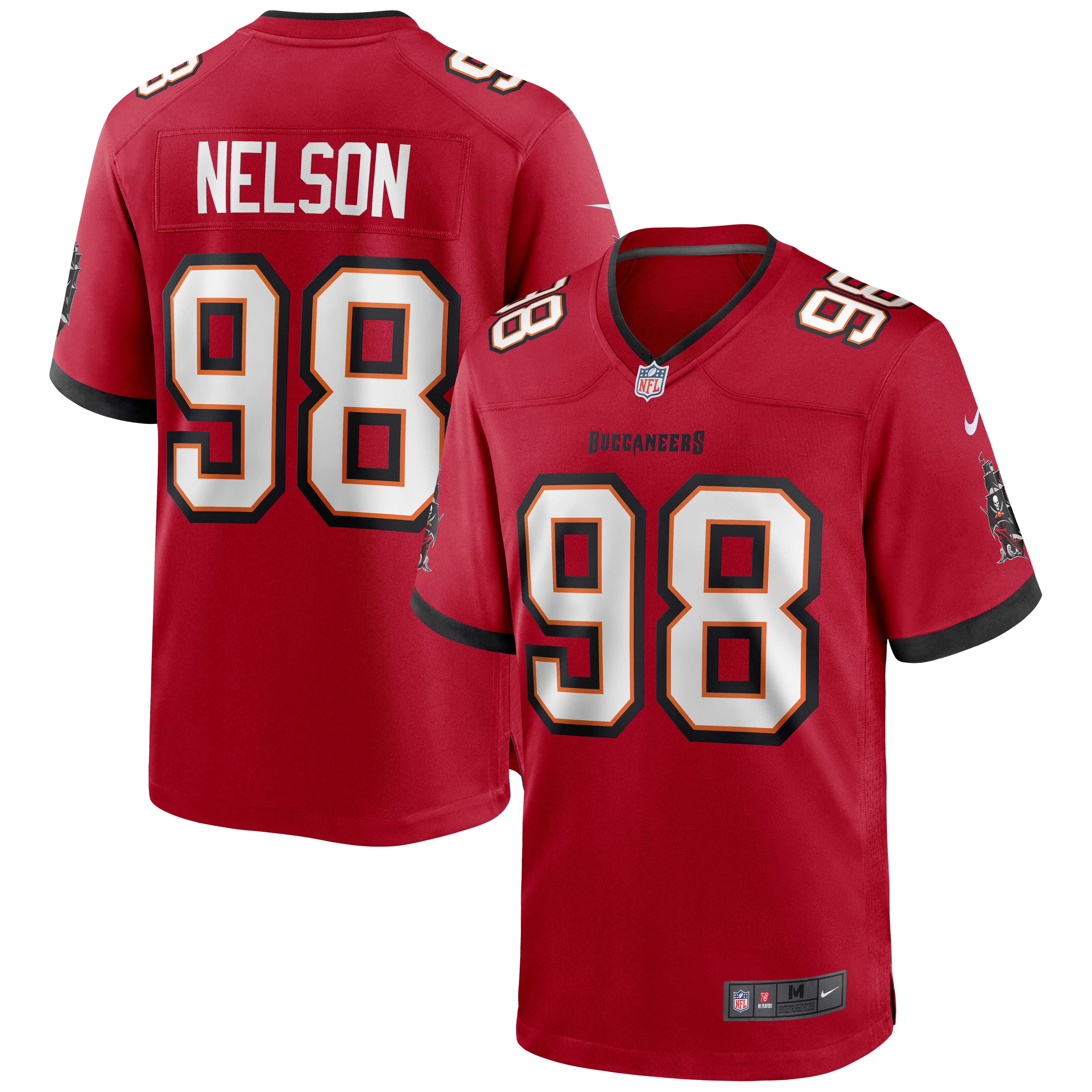 Anthony Nelson Tampa Bay Buccaneers Game Jersey - Red