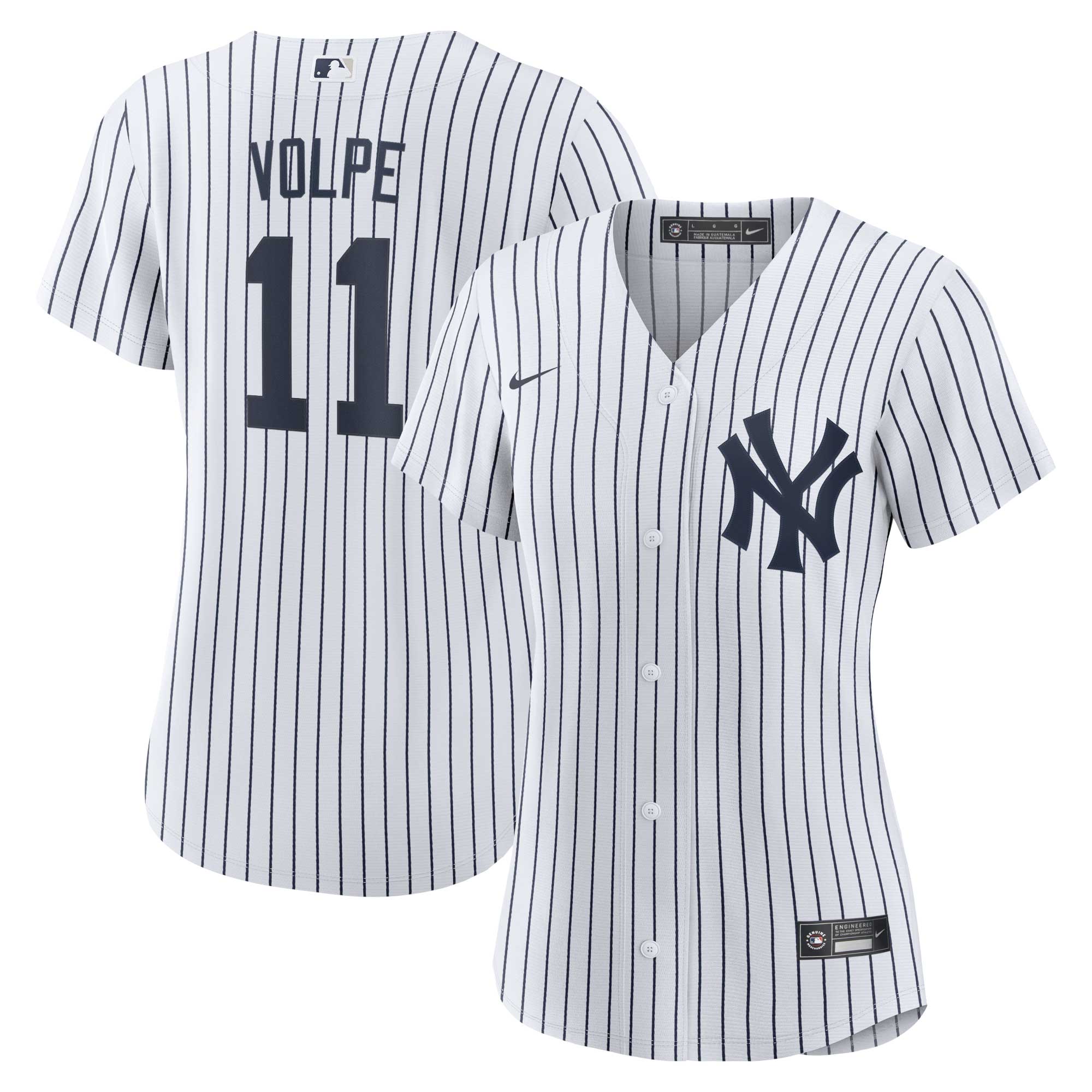Anthony Volpe New York Yankees Women's Home Player Jersey - White