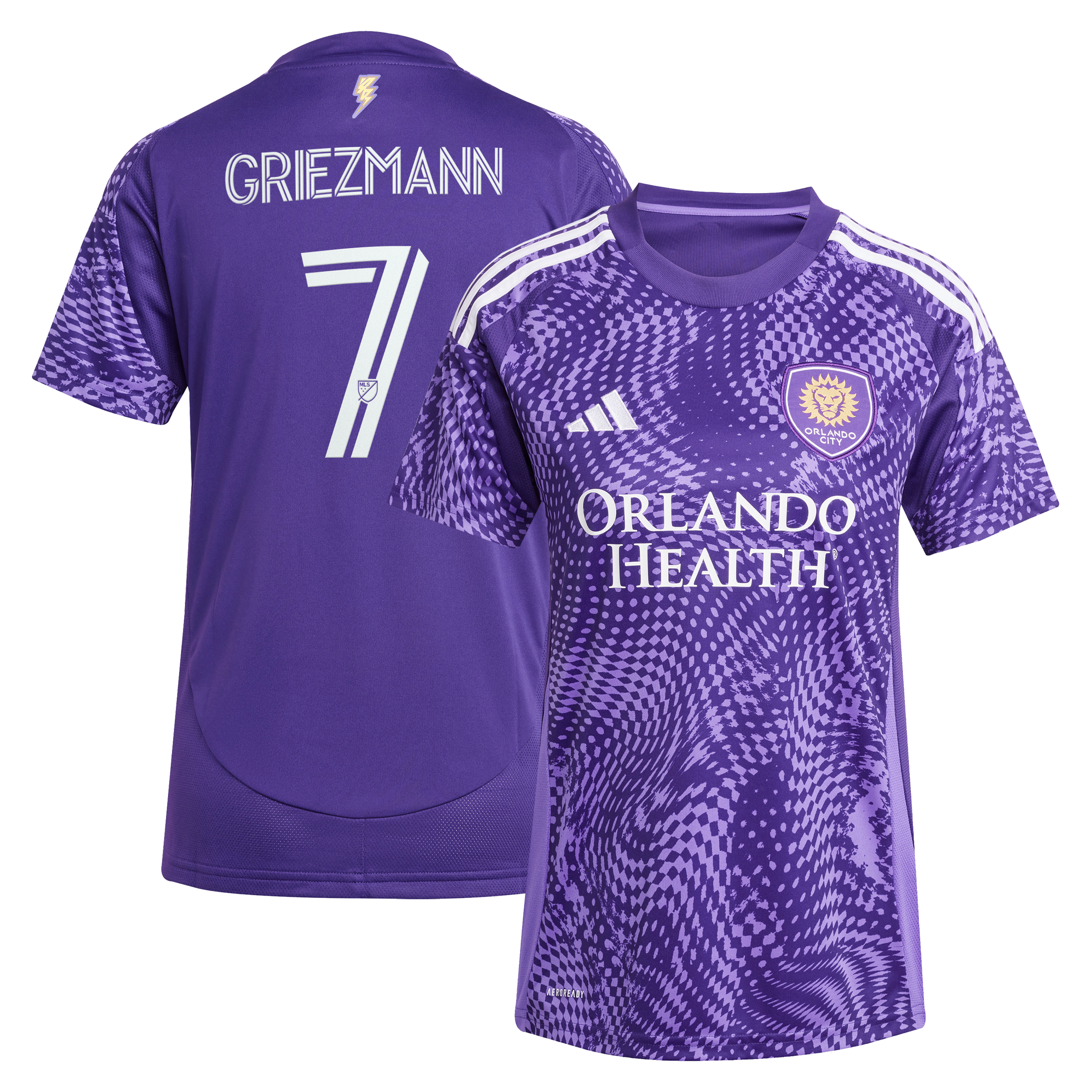 Antoine Griezmann Orlando City SC Women's 2025 Perfect Storm Jersey - Purple