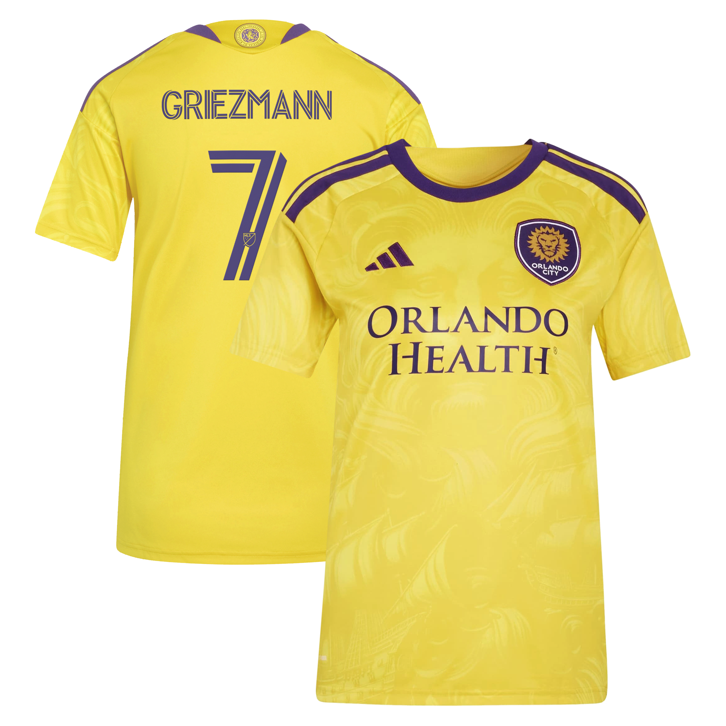Antoine Griezmann Orlando City SC Women's 2026 Sunken Treasure Kit Jersey - Yellow