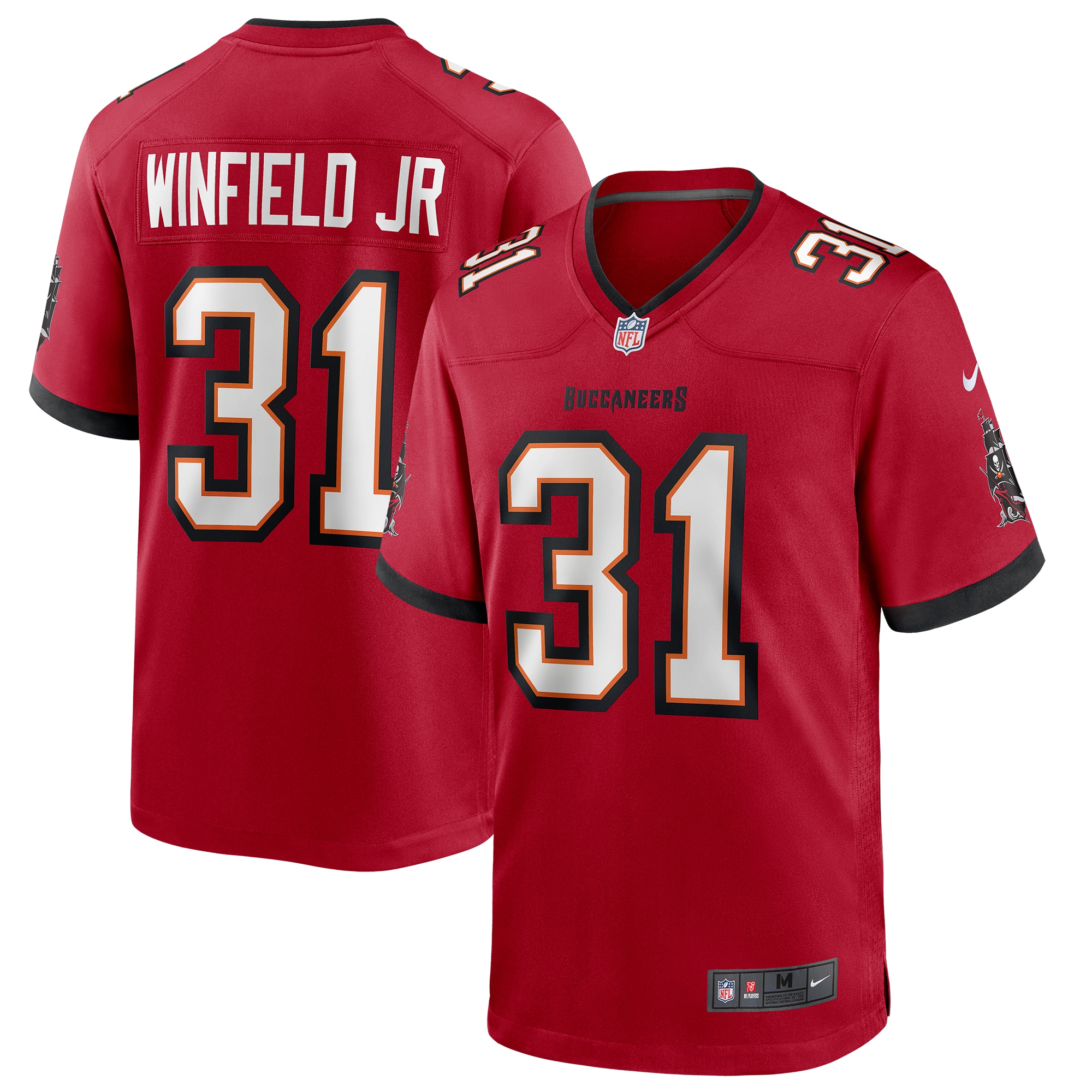 Antoine Winfield Jr. Tampa Bay Buccaneers Game Jersey - Red