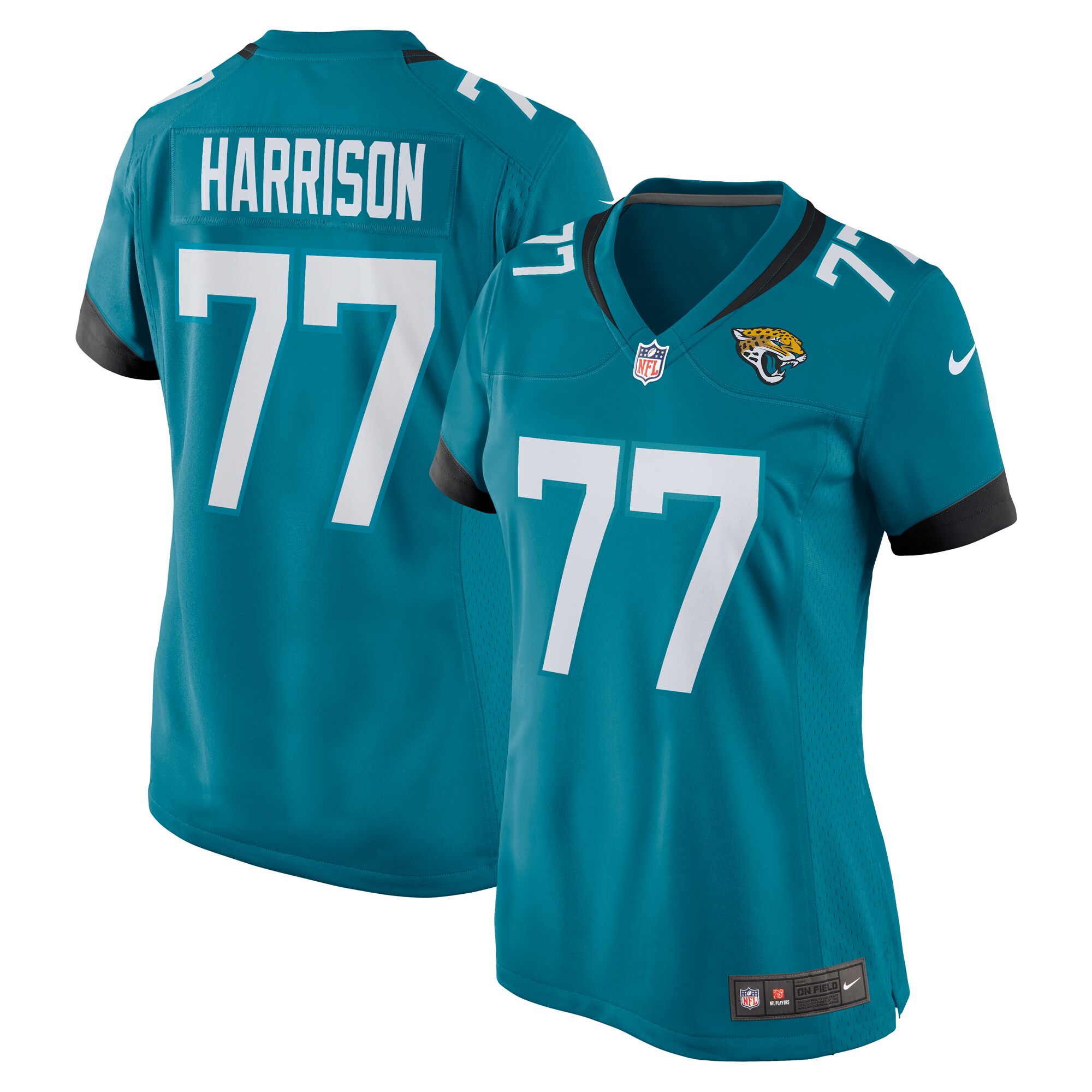 Anton Harrison Jacksonville Jaguars Women's Team Game Jersey - Teal